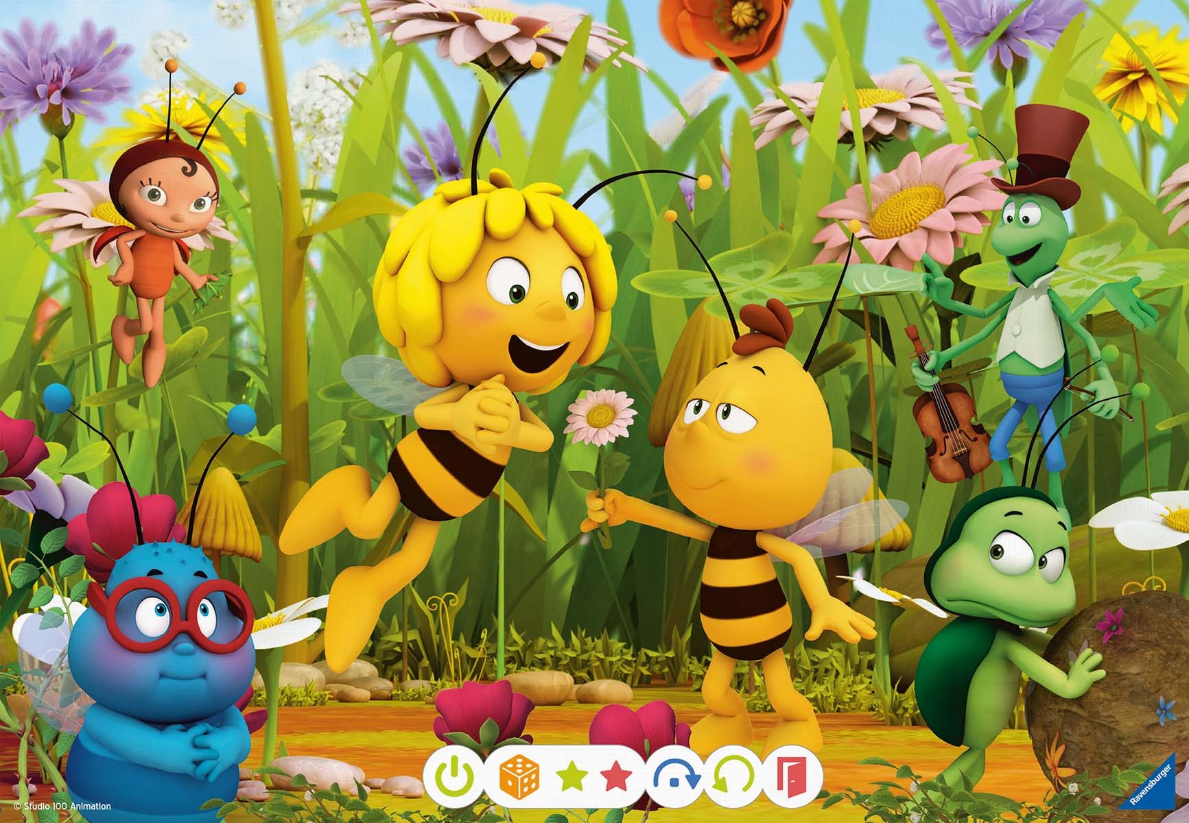 Ravensburger Puzzle »tiptoi® Puzzle für kleine Entdecker: Die Biene Maja«, Made in Europe