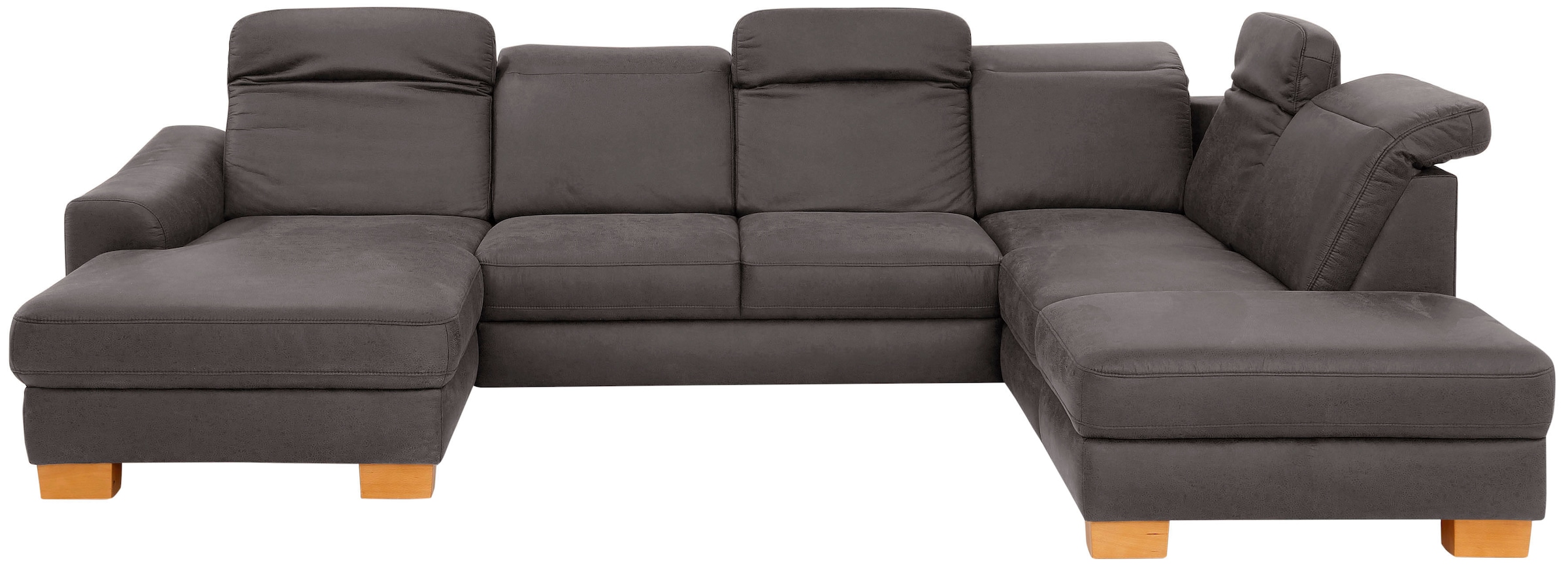 Home affaire Wohnlandschaft »Dundee U-Form« wahlweise mit Kopfteilverstellu günstig online kaufen