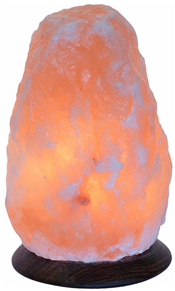Salzkristall-Tischlampe »Rock«, Handgefertigt aus Salzkristall - jeder Stein ein...