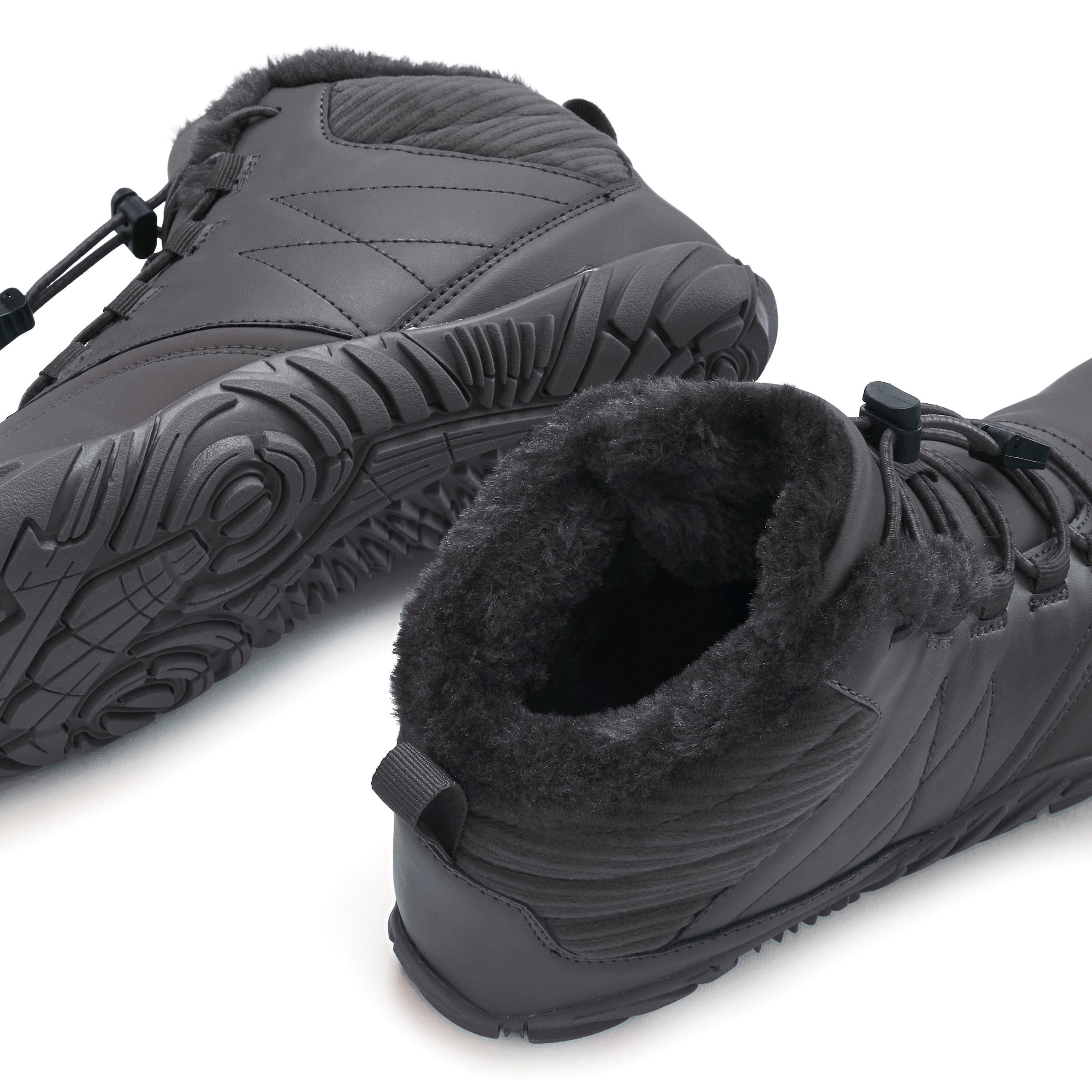 Vivance Stiefelette »Halbschuh, Freizeitschuh, High Top Sneaker«, mit Kordelzug und elastischem Band Unisex VEGAN