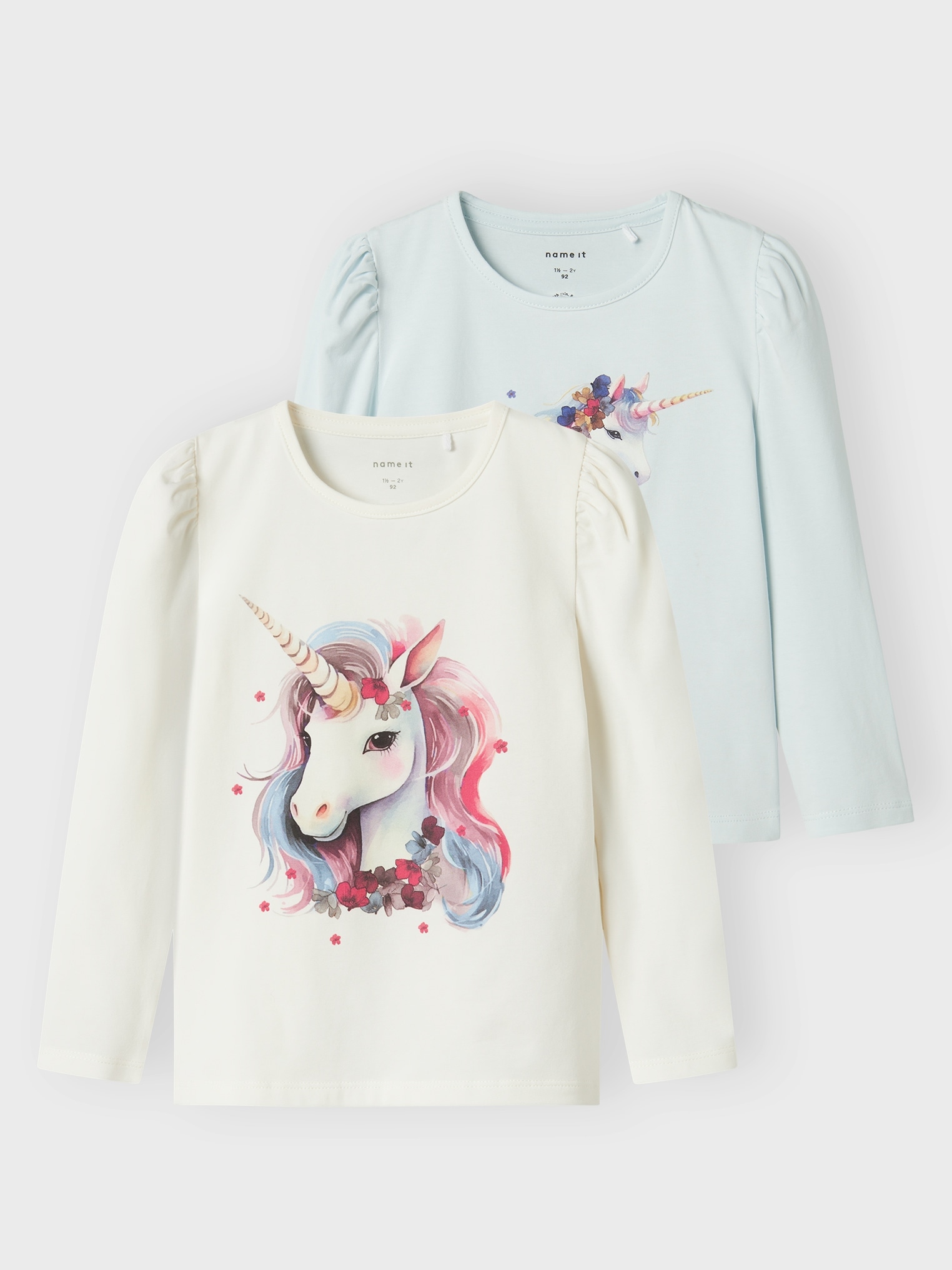Name It Langarmshirt »NMFKRULLE 2P LS TOP BOX«, (Packung, 2 tlg.)