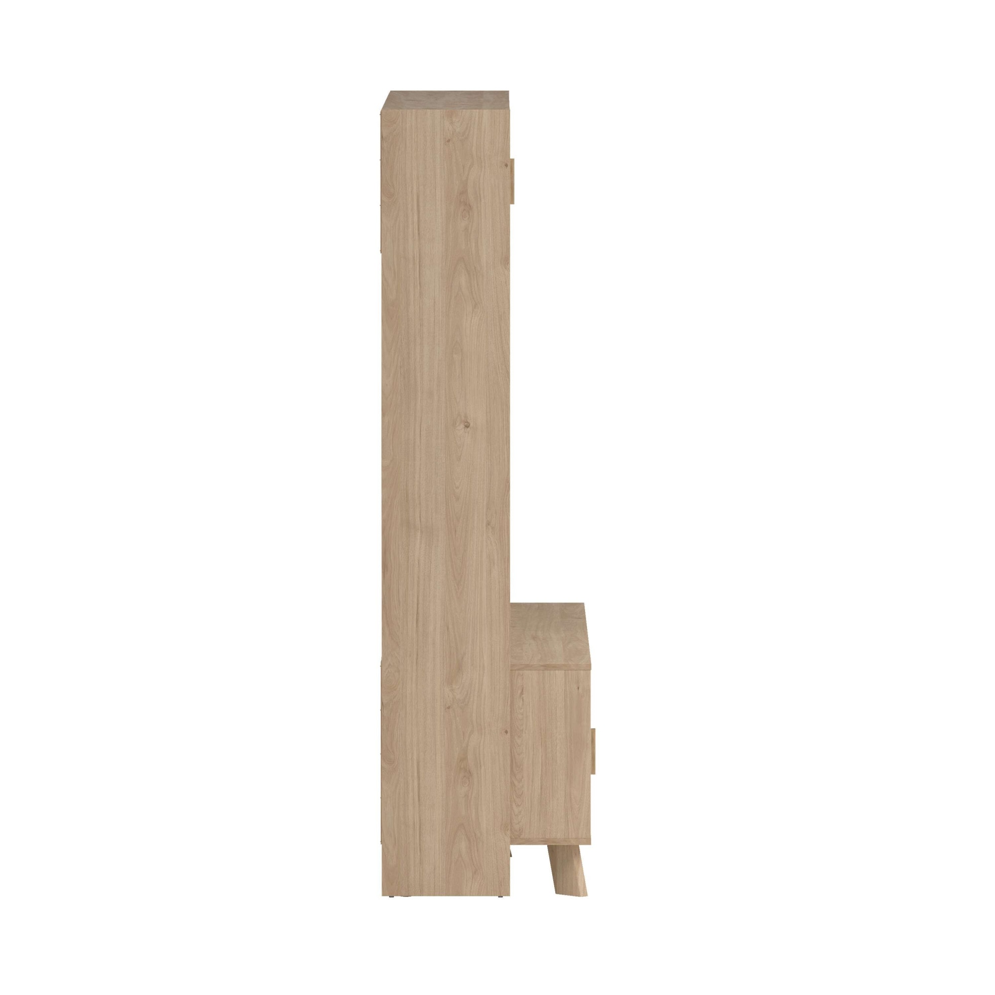 andas TV-Schrank »Ikast TV-Möbel, TV-Wand, Wohnwand, TV-Regal, TV-Element«, 2 Schiebetüren, Breite 159 cm, Höhe 181 cm