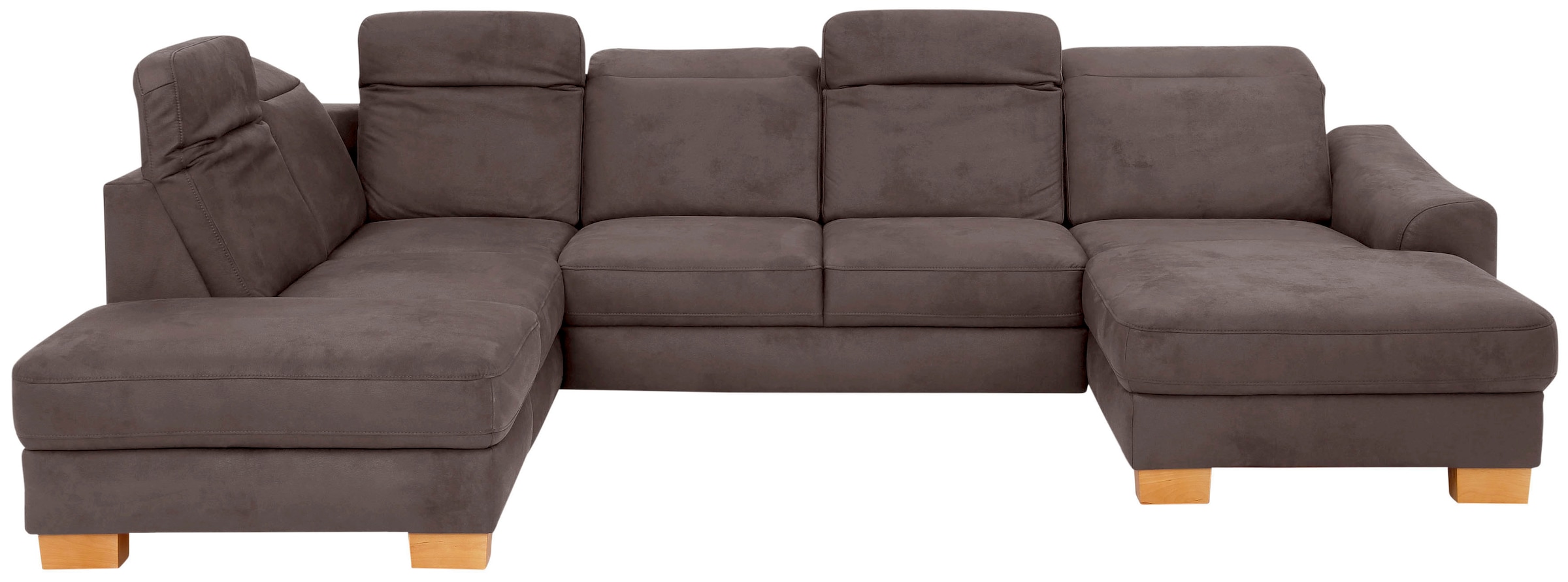 Home affaire Wohnlandschaft »Dundee U-Form« wahlweise mit Kopfteilverstellu günstig online kaufen