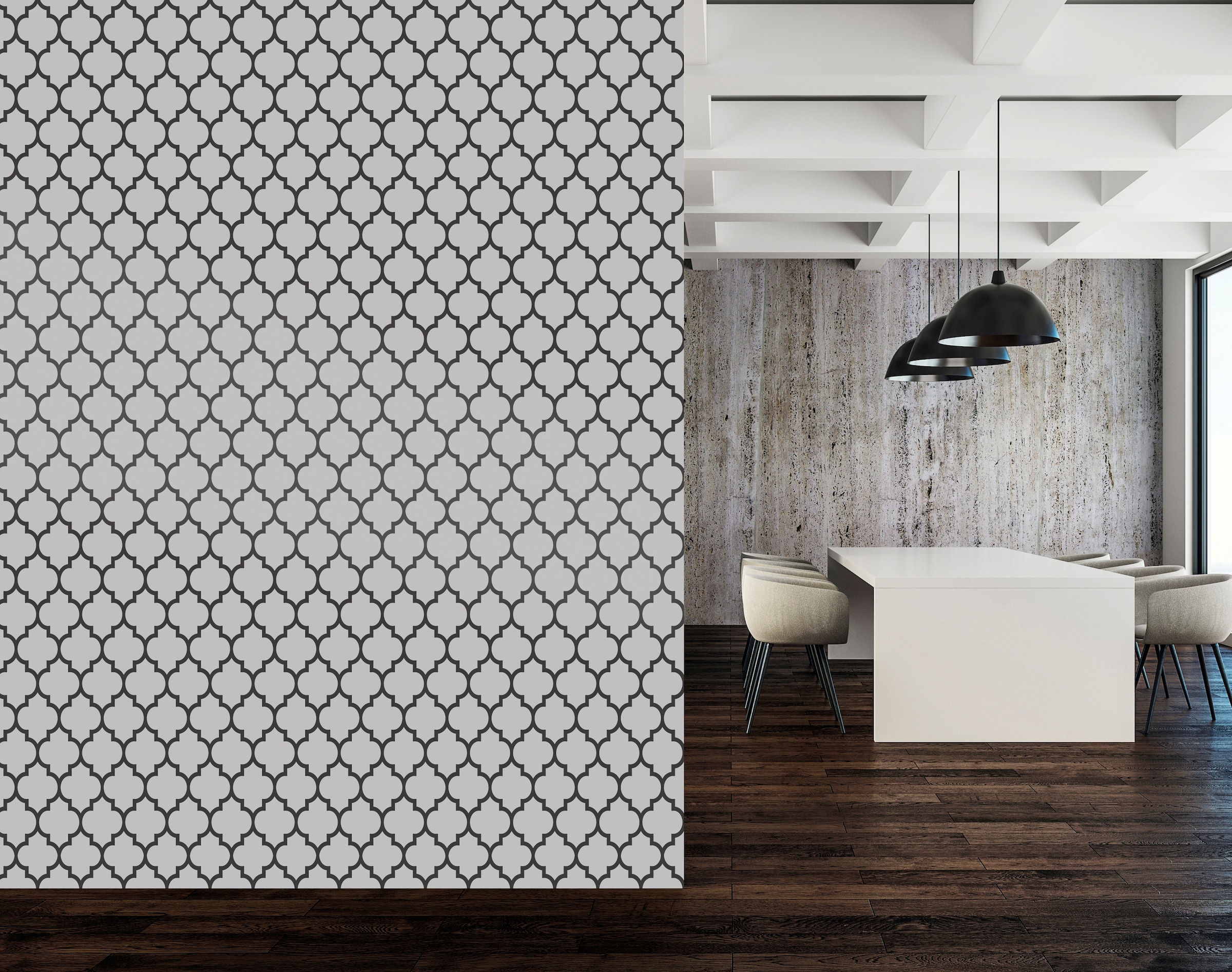 queence Vinyltapete »Clara«, bedruckt-3D-Optik-clean-Motiv, 90x250cm, selbstklebend, kinderleichte Anbringung, Sticker