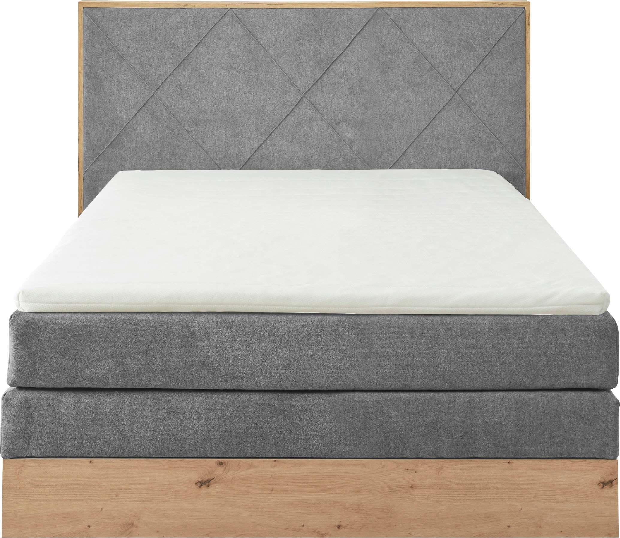 ED EXCITING DESIGN Boxspringbett »Bellevue«, inkl. Bettkasten, wahlweise mit Matratze und Topper