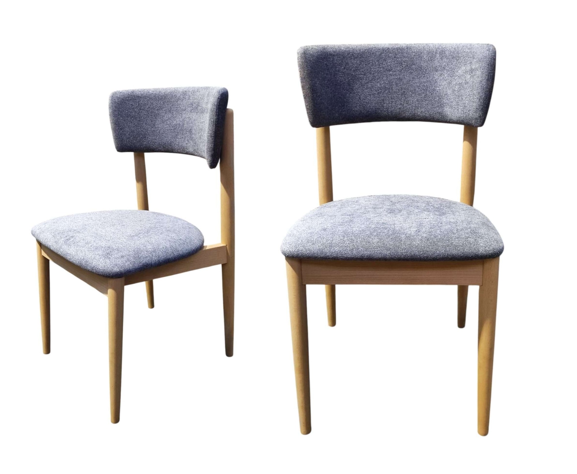 OTTO home Polsterstuhl »Jan Esszimmerstuhl, Küchenstuhl, 4-Fußstuhl« () 2 Stk.Chenille, Massivholzbeine, Retro