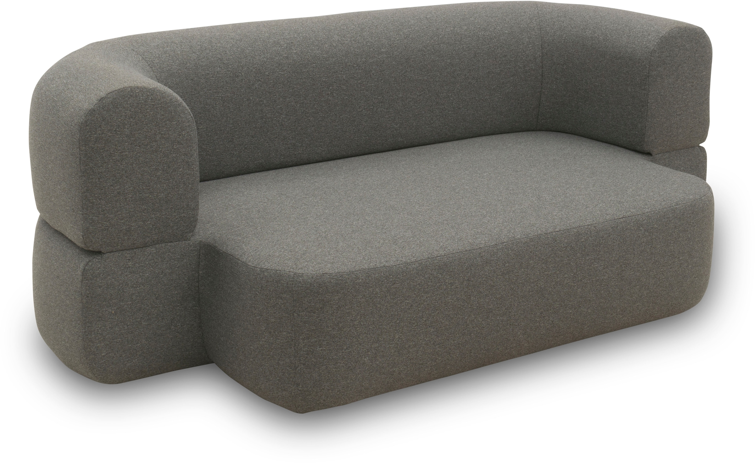 INOSIGN Schlafsofa »Denair oval Federkern«, 2-Sitzer durch Klappen verwandeln in eine Liegefläche
