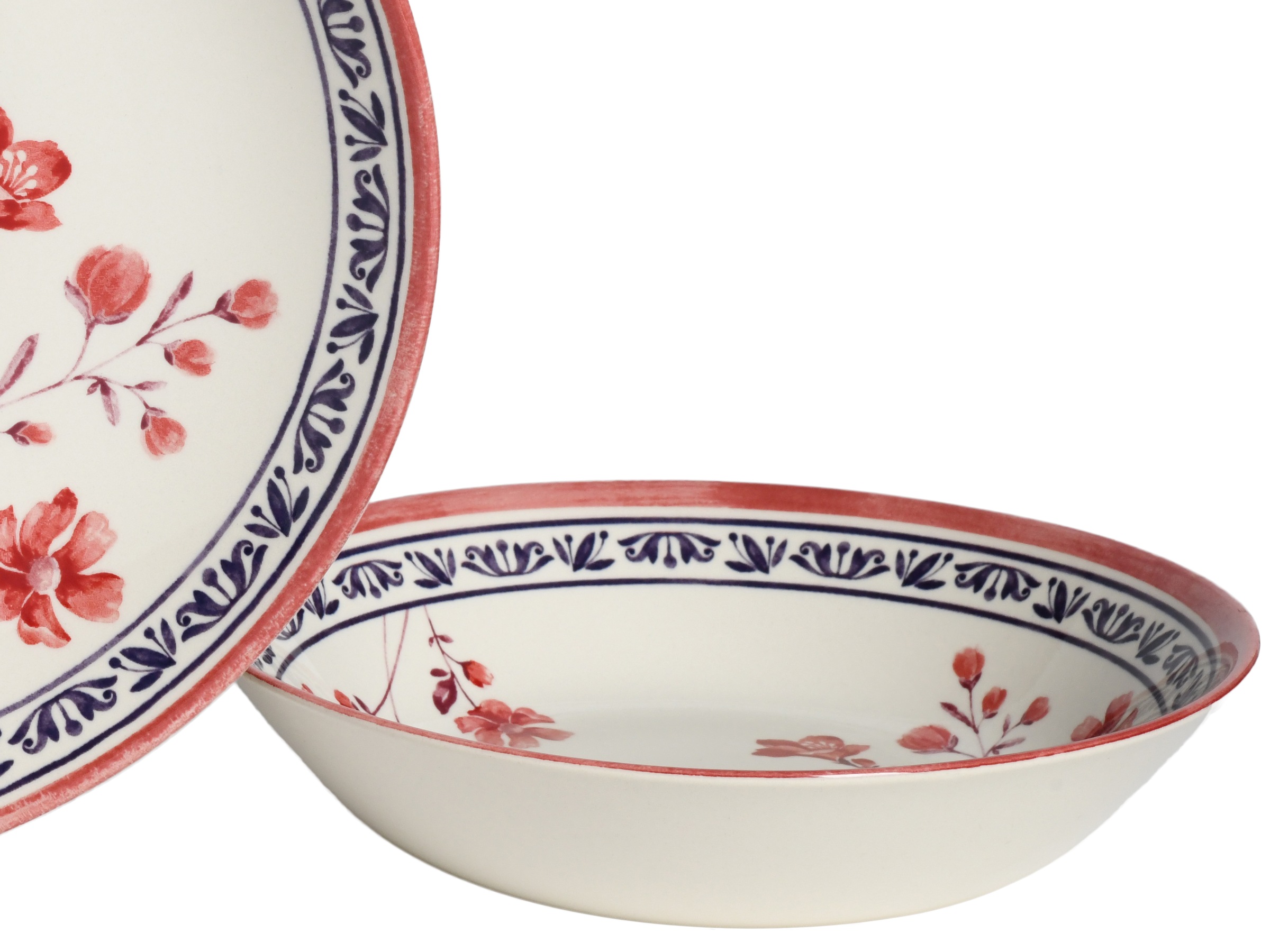 CreaTable Kombiservice »Cottage, Kombi-Service 30-tlg«, (Set, 30 tlg.), Blumenmotive