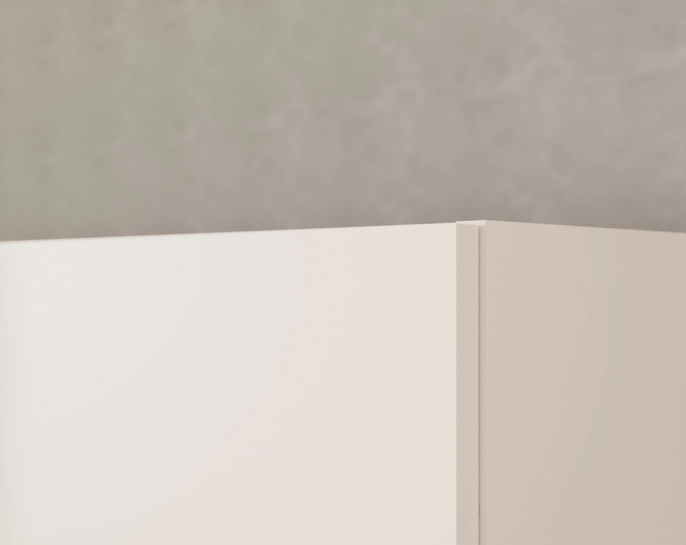 FORTE Dreh-/Schwebetürenschrank »Narago, OTTOs Choice, TOPSELLER, mittlere Paneele farblich wechselbar« B/H/T ca. 270x210X61cm, Farbe Weiß auch mit Spiegeln erhältlich,  gestalte die Schwebetüren einfarbig oder 2 farbig, Made in Europe