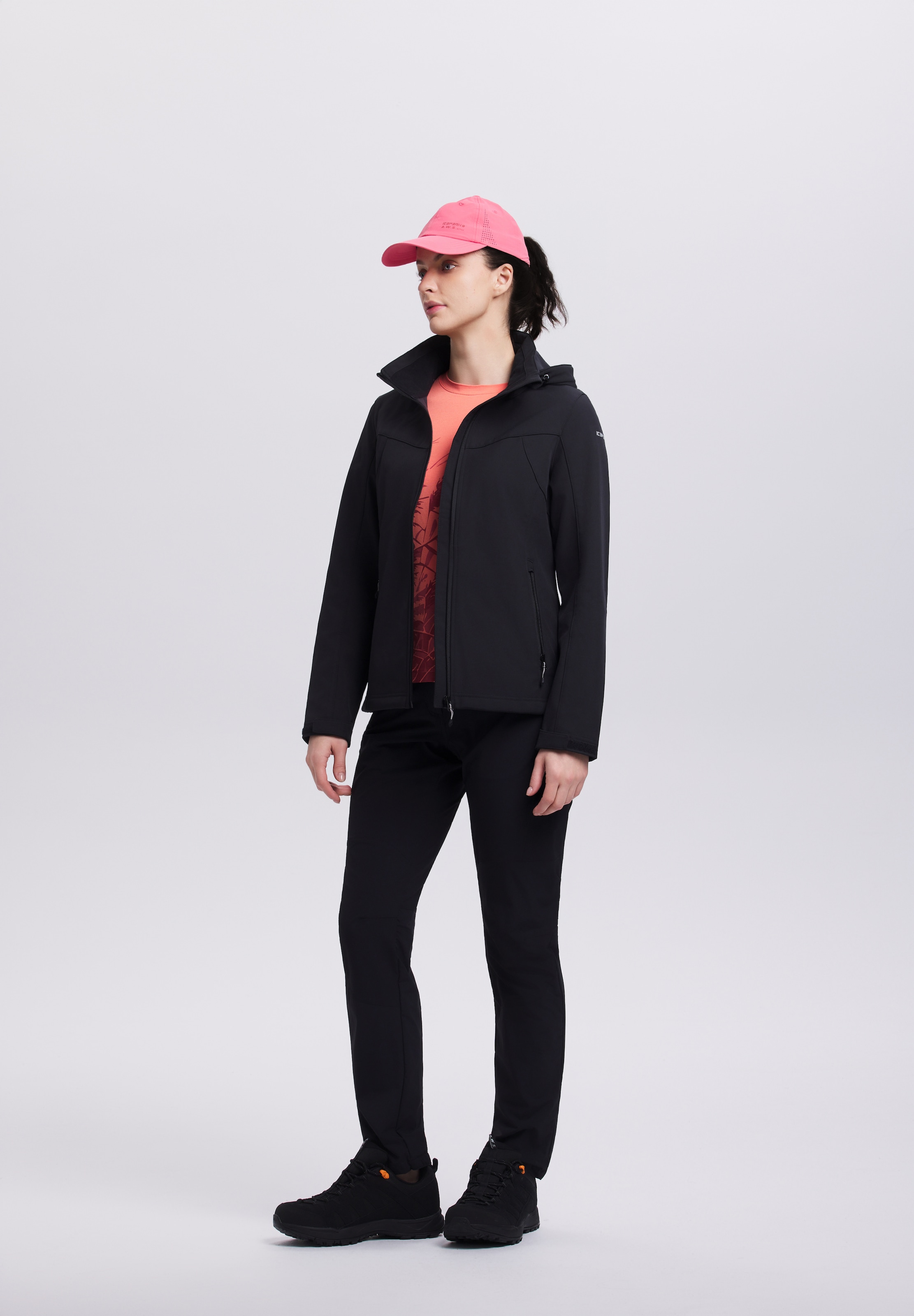 Icepeak Softshelljacke »ICEPEAK BRENHAM« mit Kapuze Winddicht & Wasserabweisend & Atmungsaktiv