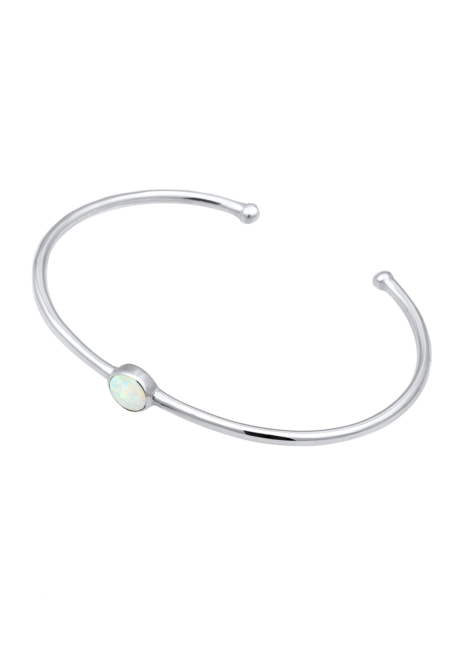 Elli Armreif »Armreif Bangle Synthetischer Opal Trend 925 Silber«