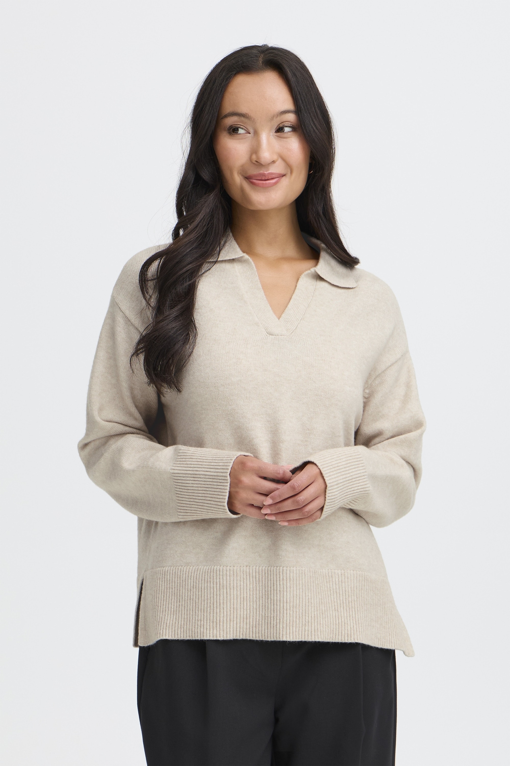 fransa Strickpullover »Strickpullover FRBITTE«