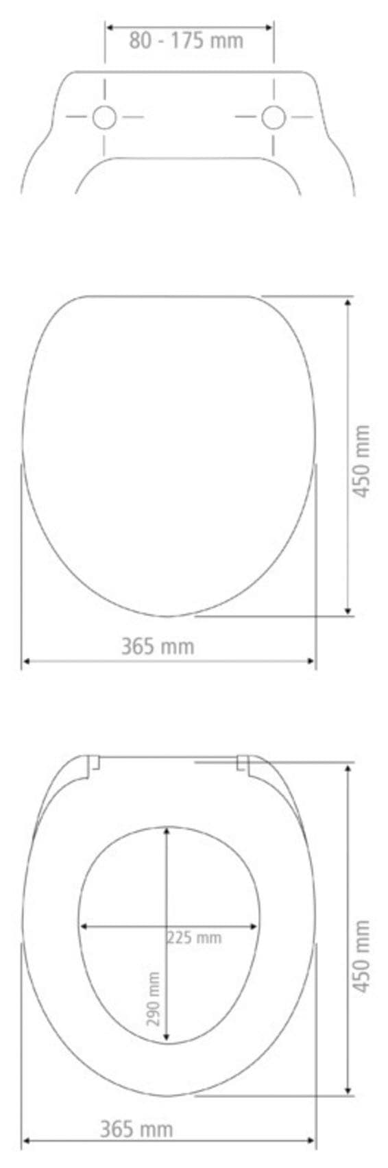 WENKO WC-Sitz »Terrazzo High Gloss« 1 Stk. tlg. Thermoplast
