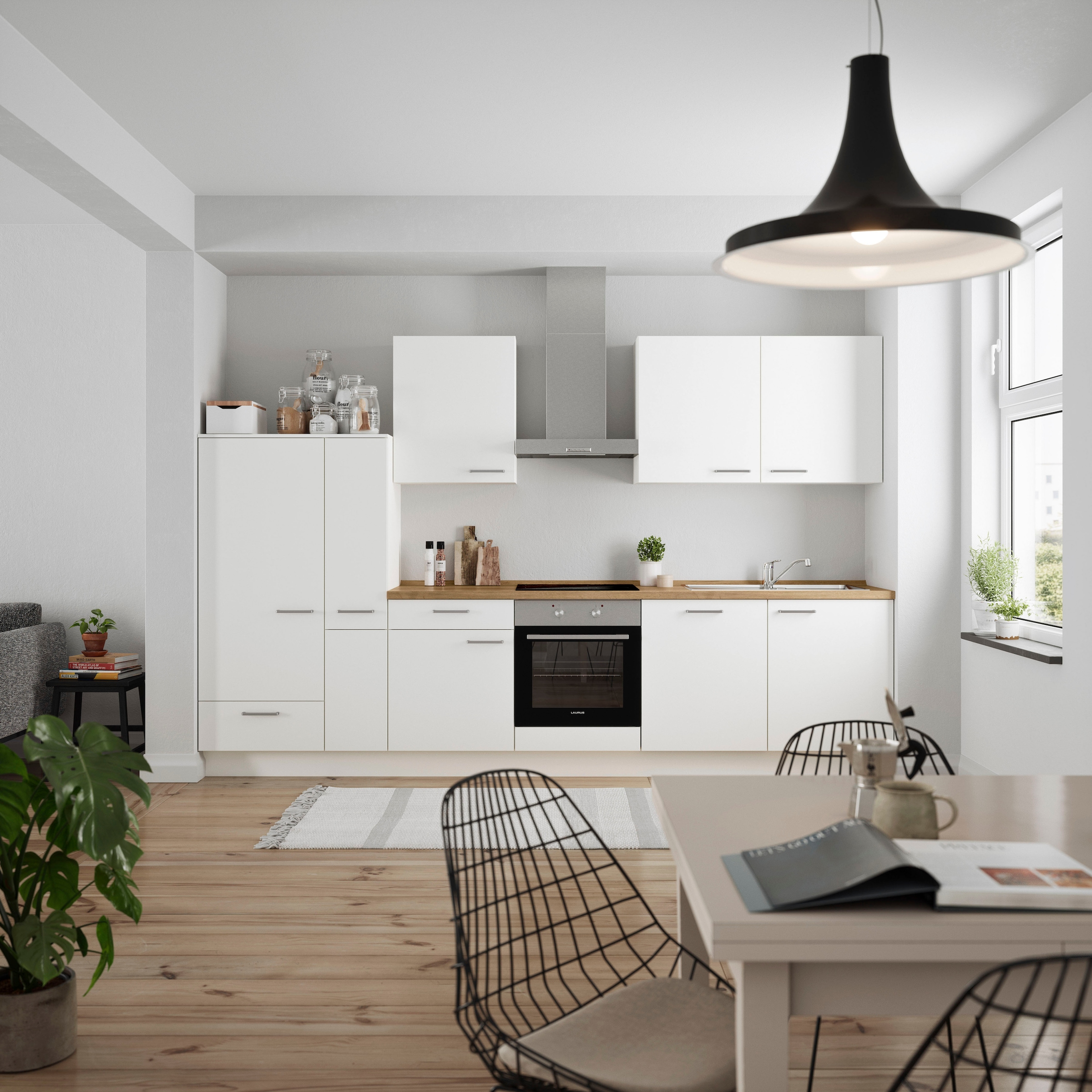 nobilia® Küchenzeile »"Touch I"« vormontiert, Ausrichtung wählbar, Breite 3 günstig online kaufen