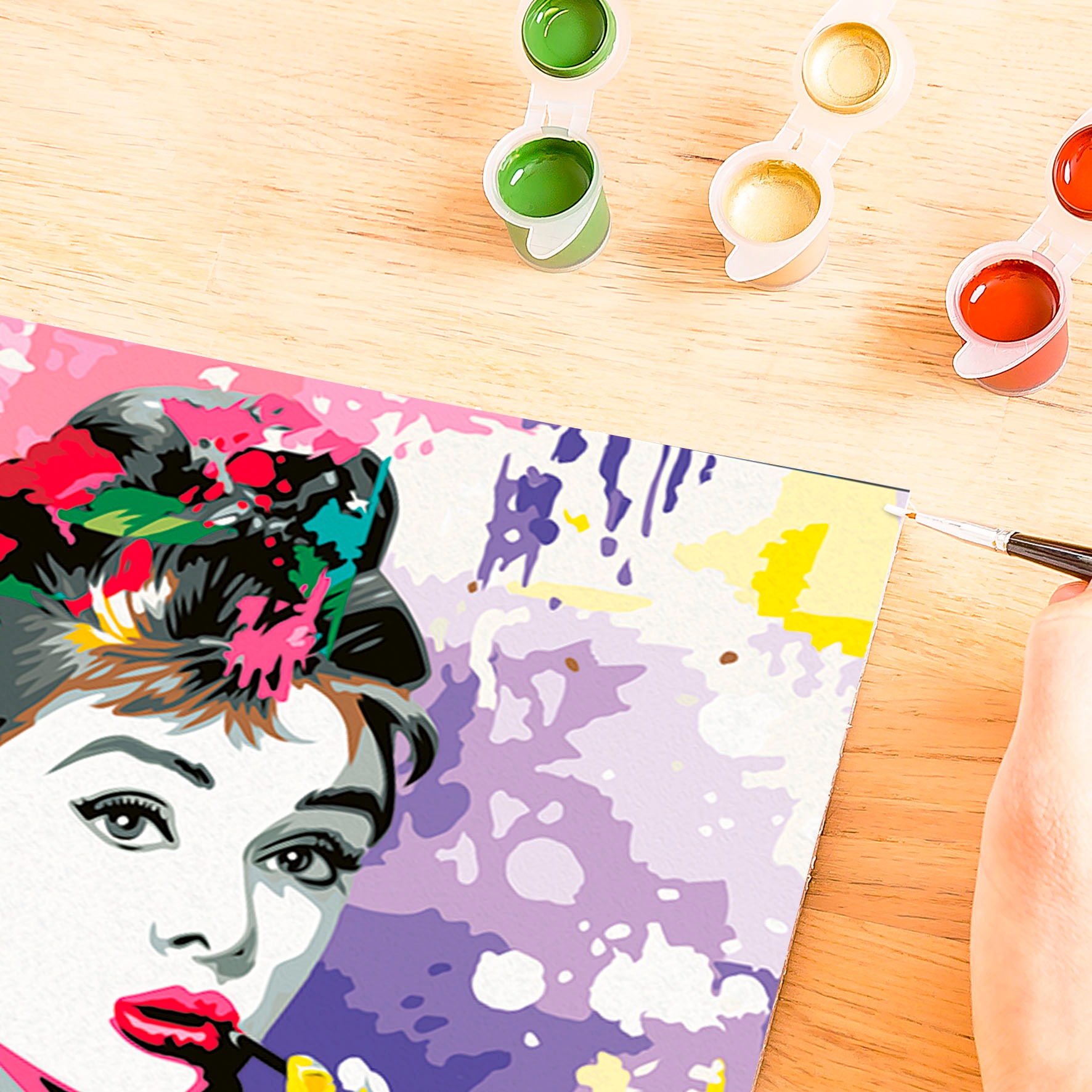 Ravensburger Malen nach Zahlen »CreArt, Audrey Hepburn« für Erwachsene; Made in Europe