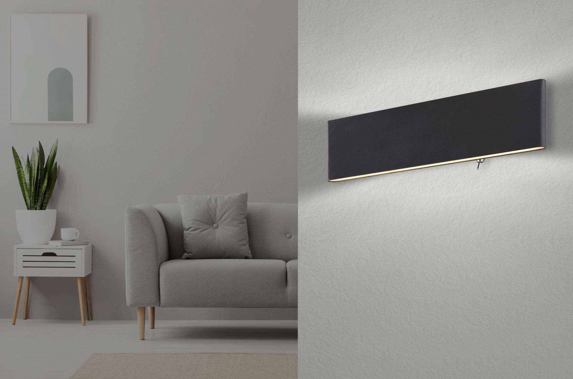 GLOBO LIGHTING LED Wandleuchte »SIEGFRIED«, Leuchtmittel LED-Modul | LED fest integriert, Wandlampe mit Ein/Aus Schalter, Leuchtet auf- und abwärts