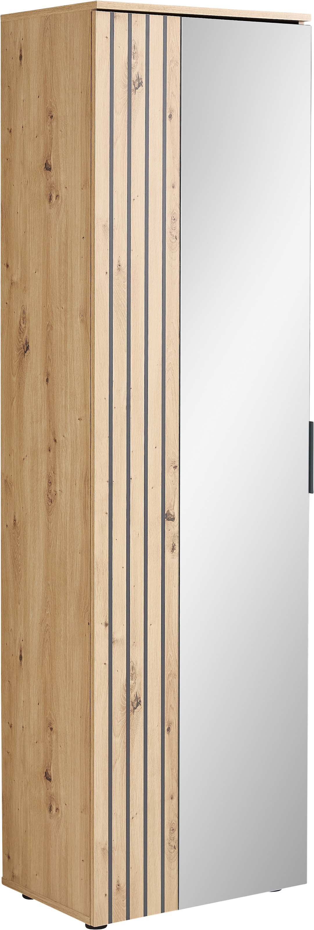 HBZ Garderobenschrank »Volano in Eiche Artisan Dekor, BxHxT 57x195x38cm« 1 günstig online kaufen