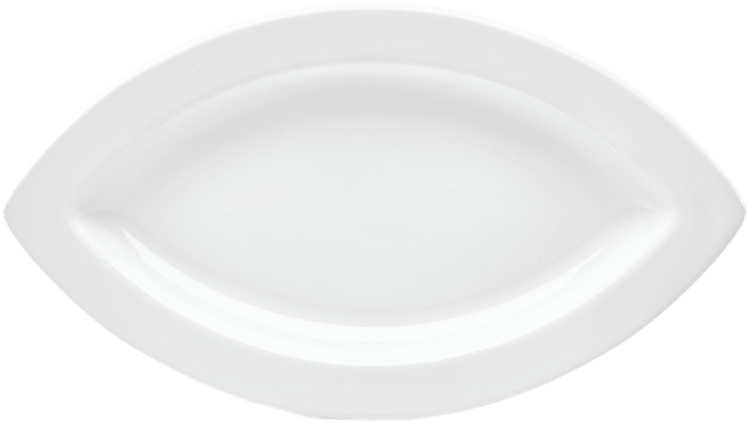 van Well Servierplatte »Platte Linsenform, 55 x 31 x 3 cm, 4 Stück«, (Set, günstig online kaufen