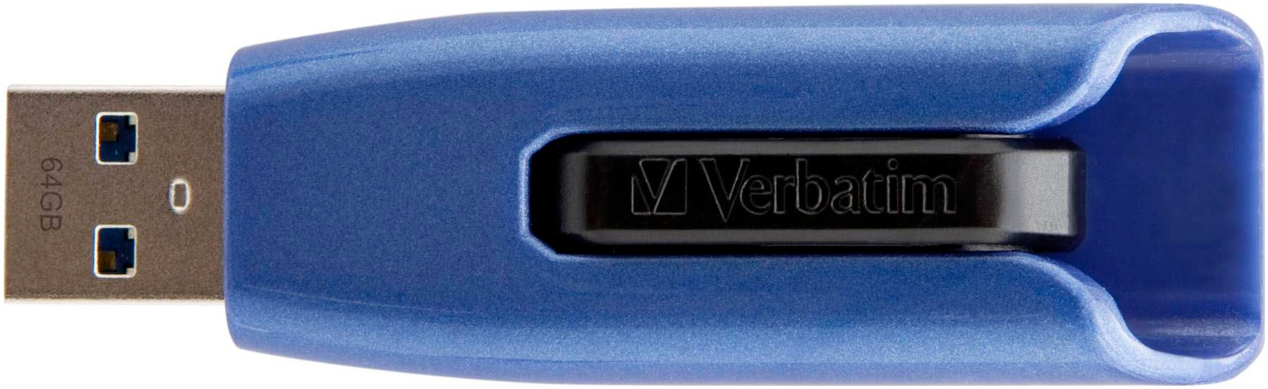 Verbatim USB-Stick »Store n Go V3 MAX 64GB USB 3.0 300MB/s«, (USB 2.0 Lesegeschwindigkeit 300 MB/s)