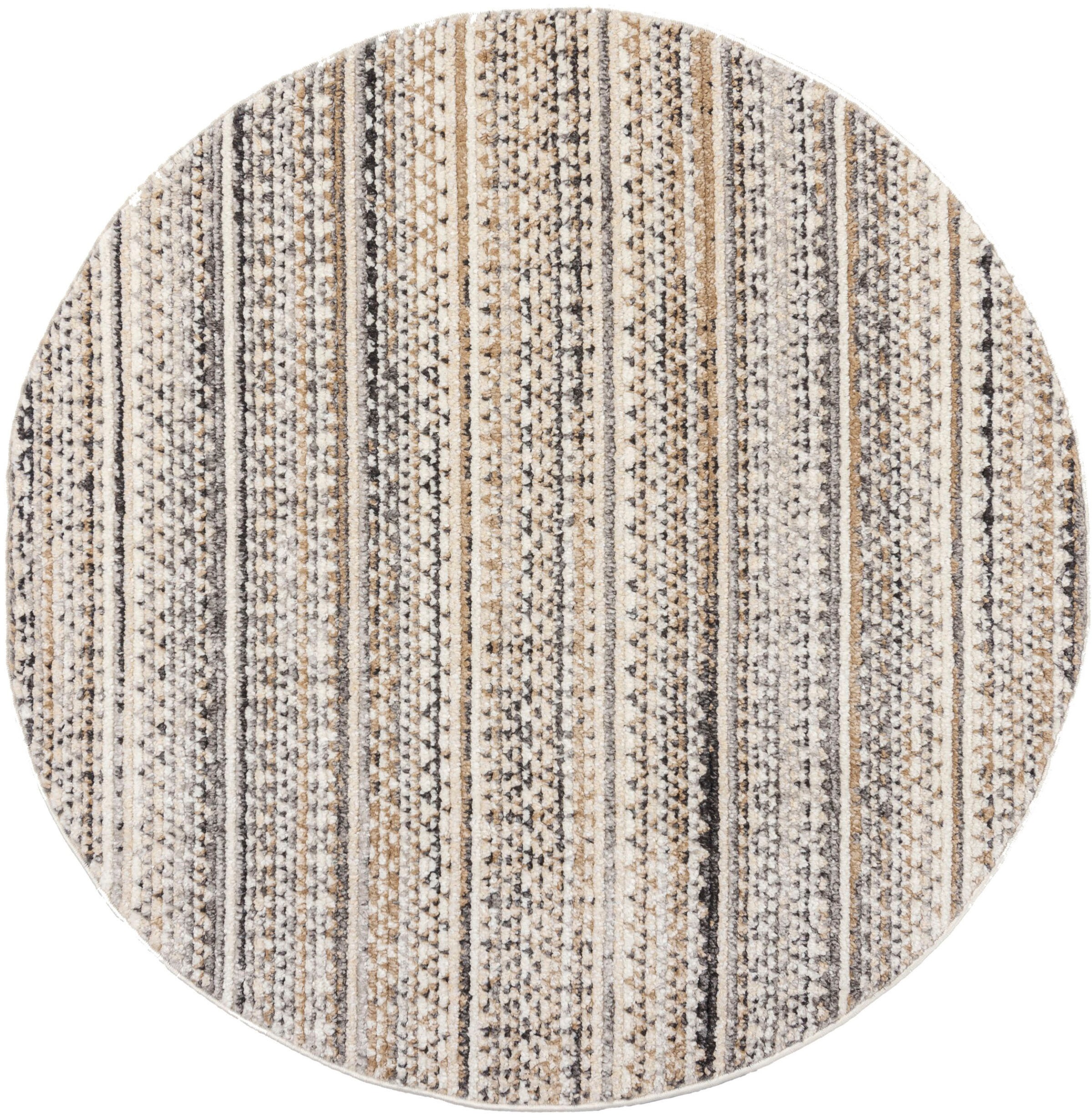 FLAIR RUGS Teppich »Camino Abstraktes«, rund, 8 mm Höhe, Abstraktes Teppich günstig online kaufen