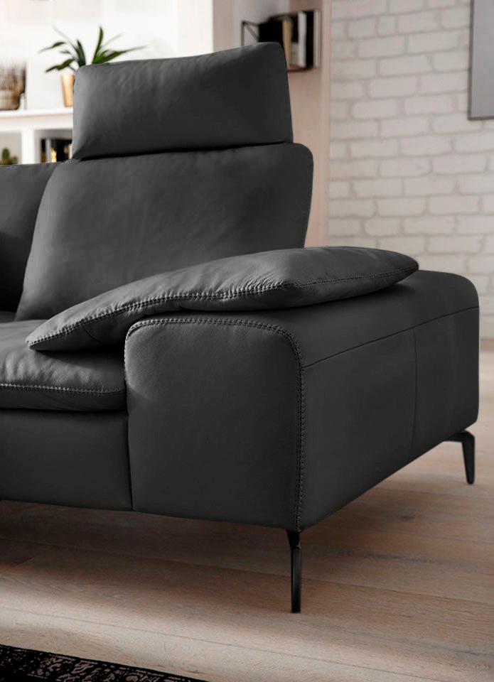 W.SCHILLIG Ecksofa »valentinoo, Designsofa, elegant und bequem, L-Form«, (Set), mit Sitztiefenverstellung, Breite 318 cm