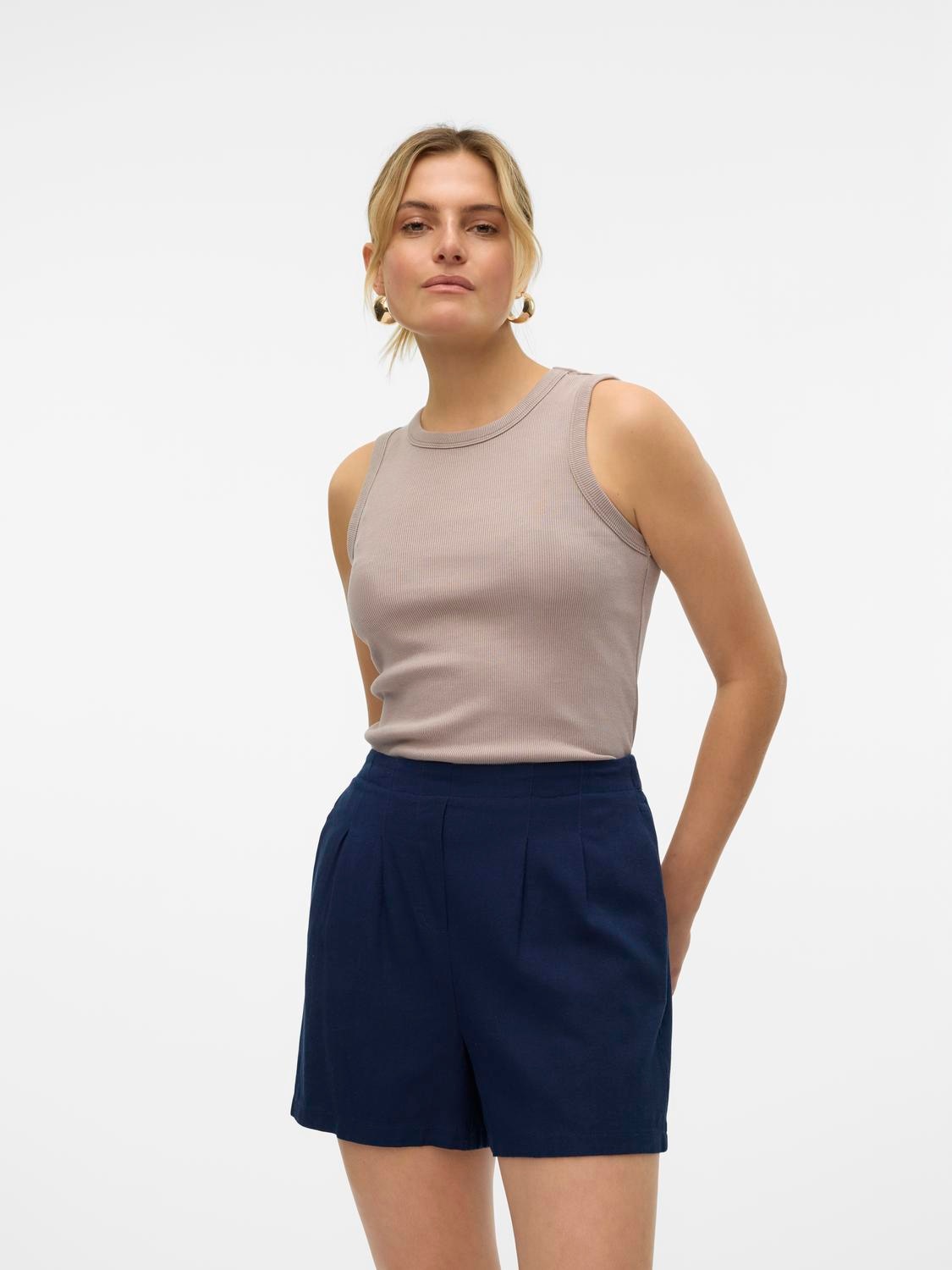 Vero Moda Ripptanktop »VMJANE SL WASHED RIB TOP JRS NOOS«