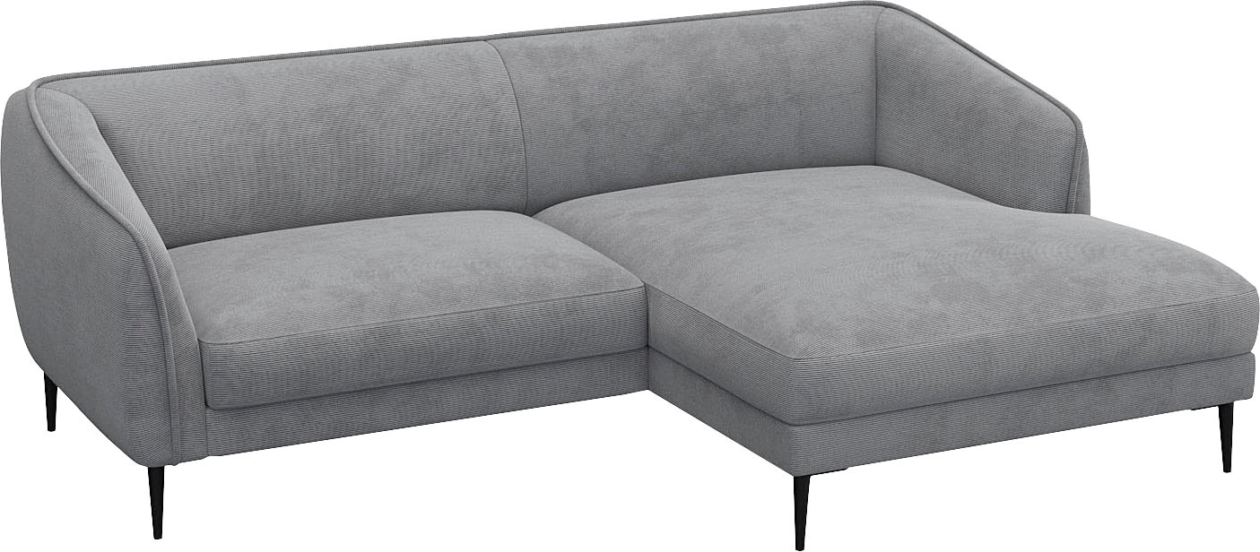 FLEXLUX Ecksofa »Belle Designsofa, bequem durch Kaltschaum im Sitz, OTTOs Choice«, Skandinavisches Design, In hochwertiger Verarbeitung, B/T 218/149 cm