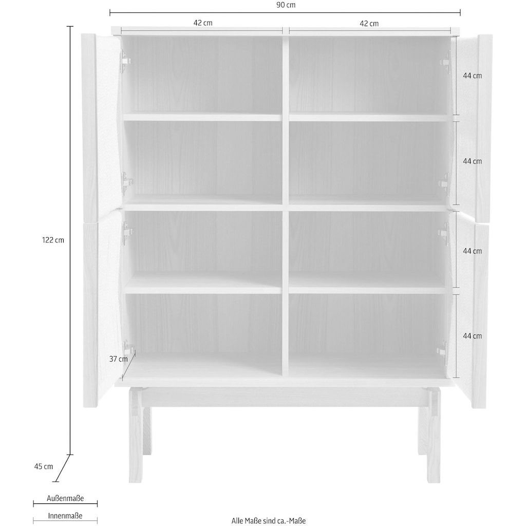 Woodman Highboard »Lidia«