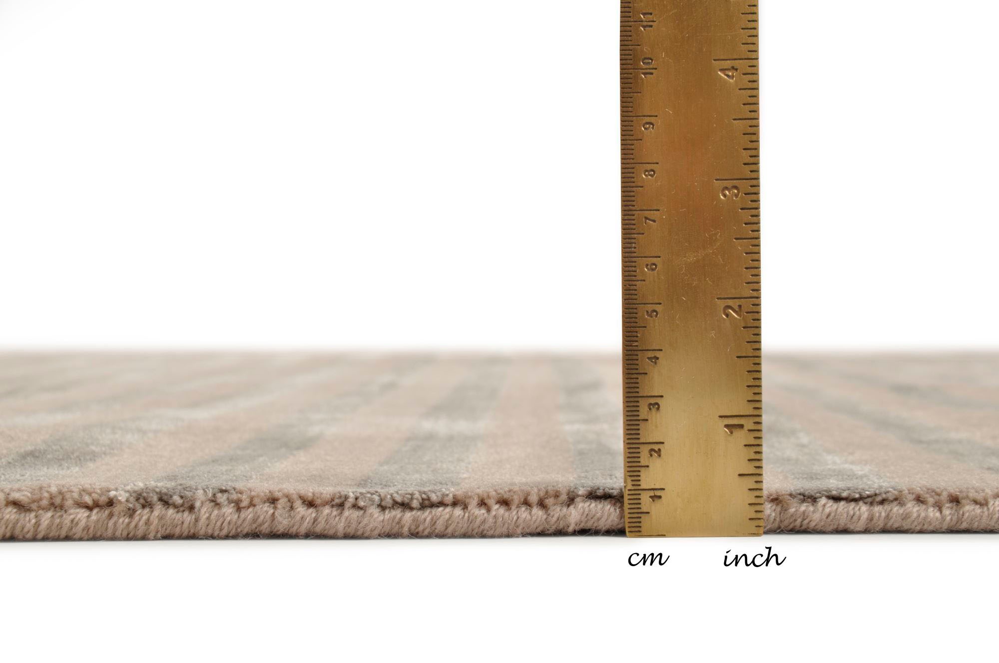 THEKO Teppich »Miami 3286«, rechteckig, 8 mm Höhe, Handweb Teppich, gestreift, handgewebt, aus Viskose & Wolle