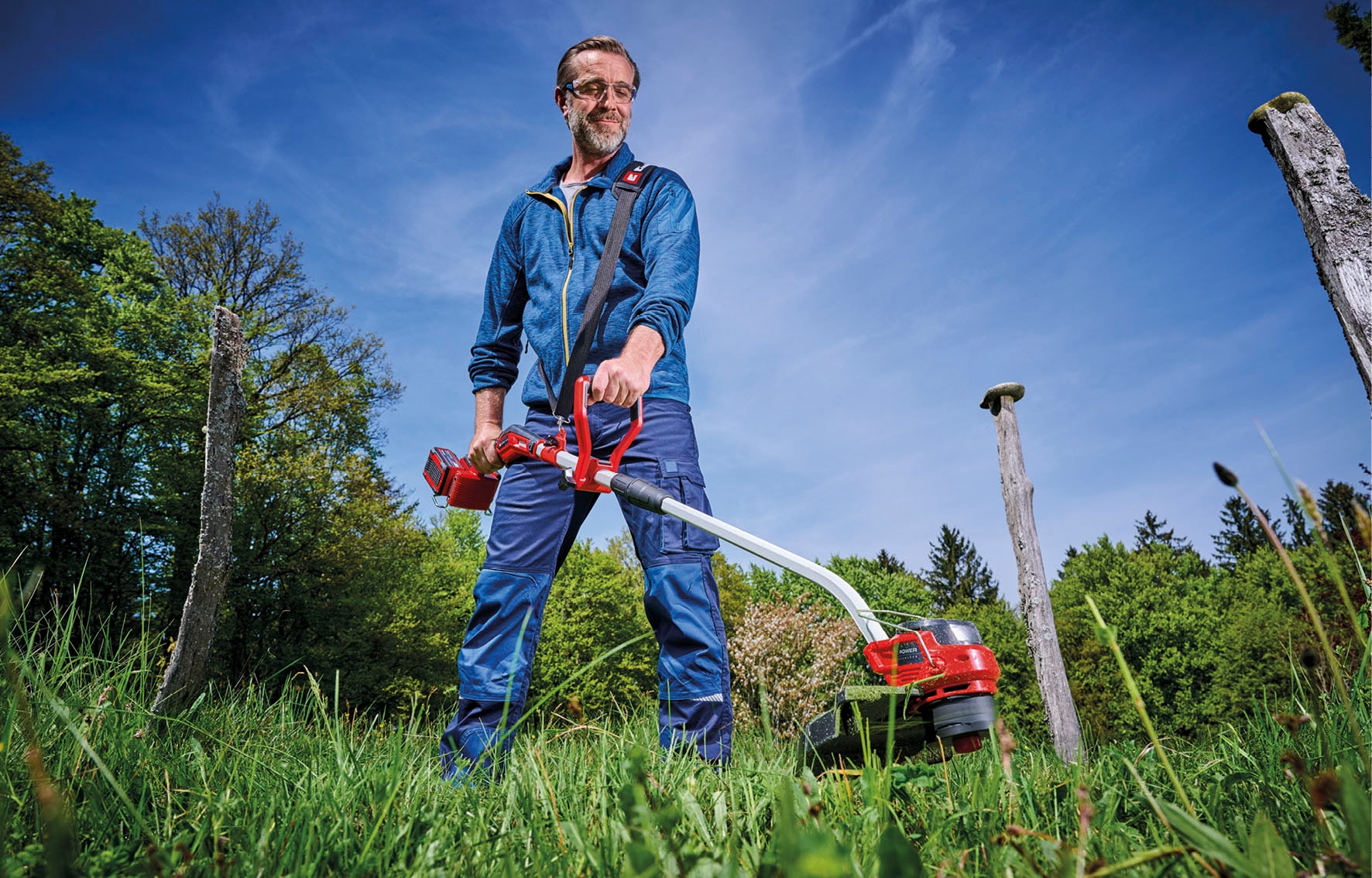 Einhell Akku-Rasentrimmer »»GP-CT 36/35 Li BL-Solo««, (3 St.), ohne Akku, ohne Ladegerät