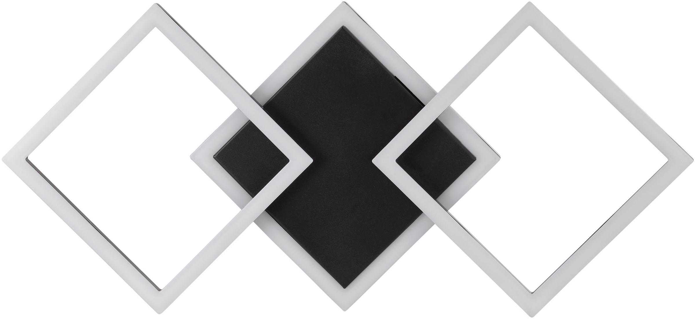 Brilliant LED Deckenleuchte »Tavora« LED-Modul Warmweiß LED-Profilleuchte, 61 x 28 cm, 2500 lm, 3000 K, Metall, schwarz