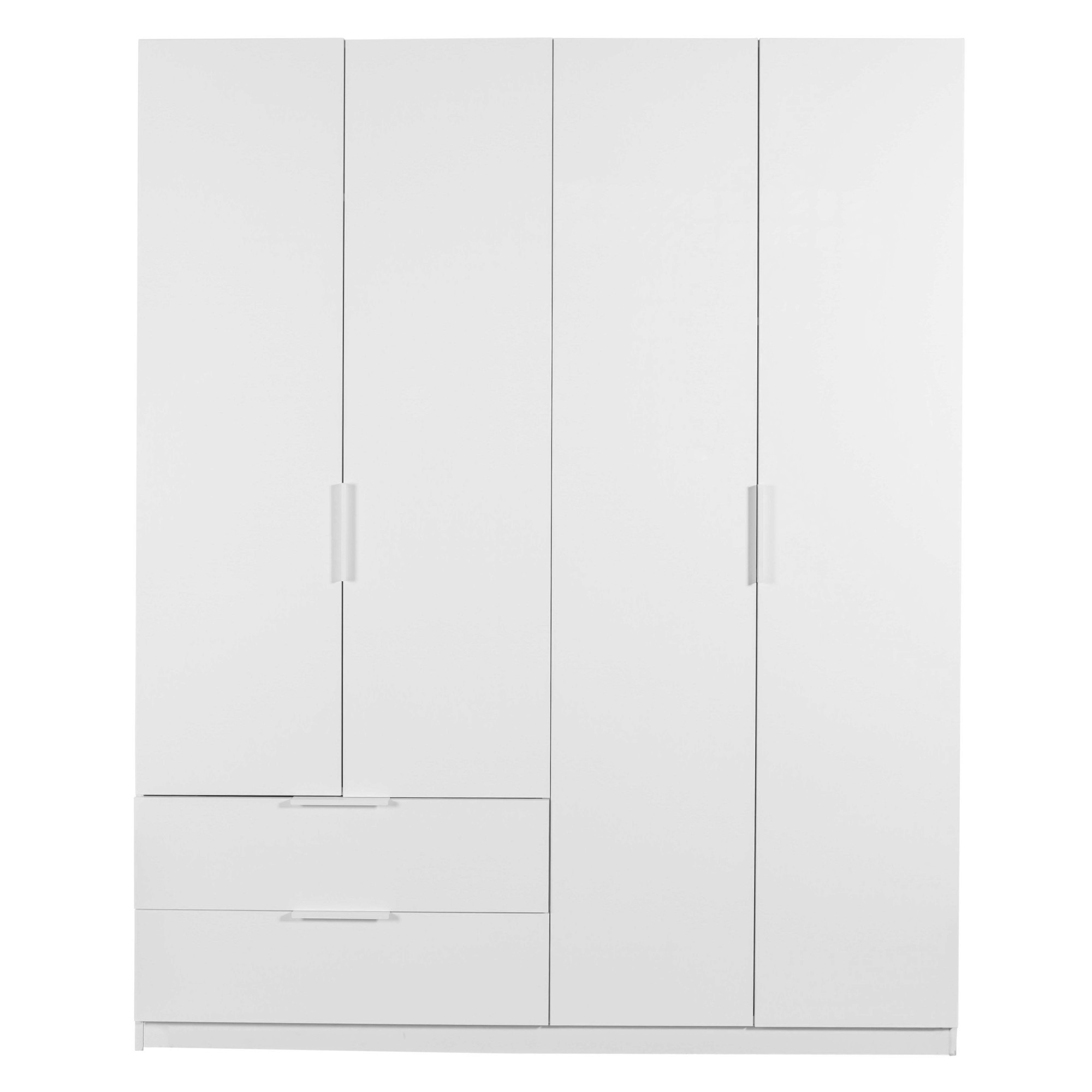 Composad Garderobenschrank »Espresso,Kleiderschrank, Raumsparschrank, Multifunktionsschrank«, (1 St.), mit 4 Türen und 2 Schubladen