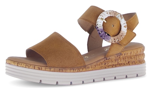 Gabor Keilsandalette »Genua« , Sommerschuh, Riemchensandale, Komfortschuh In Weite G (=weit)