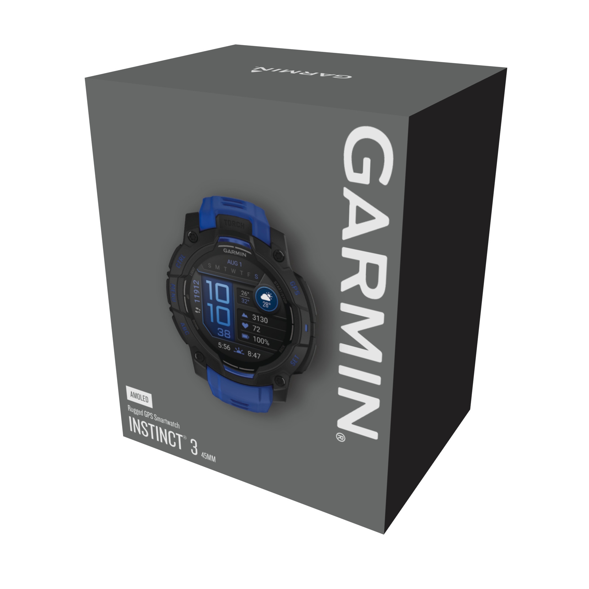 Garmin Smartwatch »Instinct 3 AMOLED«(45/ 1,2 ″) Garmin