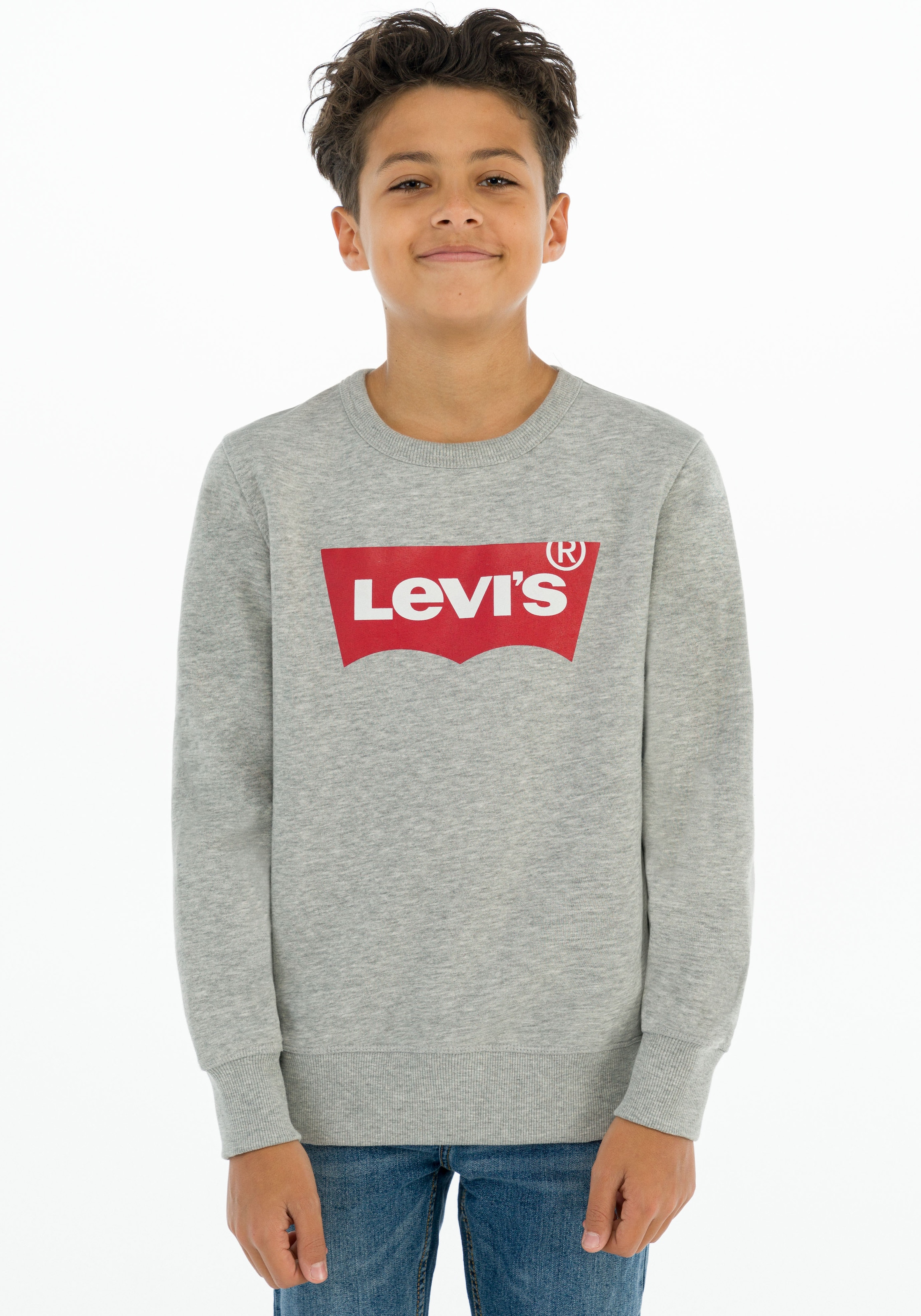 Levi's® Kids Sweatshirt »LVB LVB FRENCH TERRY BATWING«, mit großem Logo