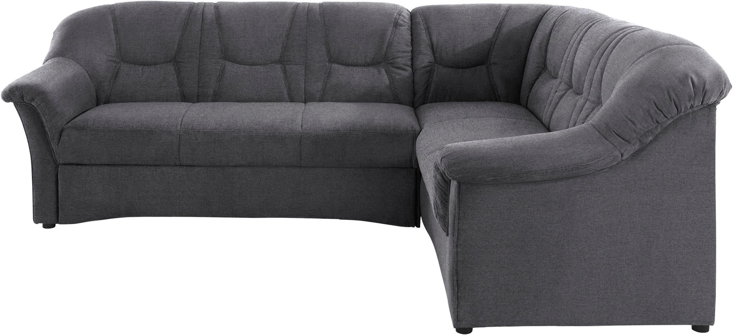 DOMO collection Ecksofa »Sarafina zeitlos und komfortabel, optional mit Federkern, L-Form«, wahlweise mit Bettfunktion