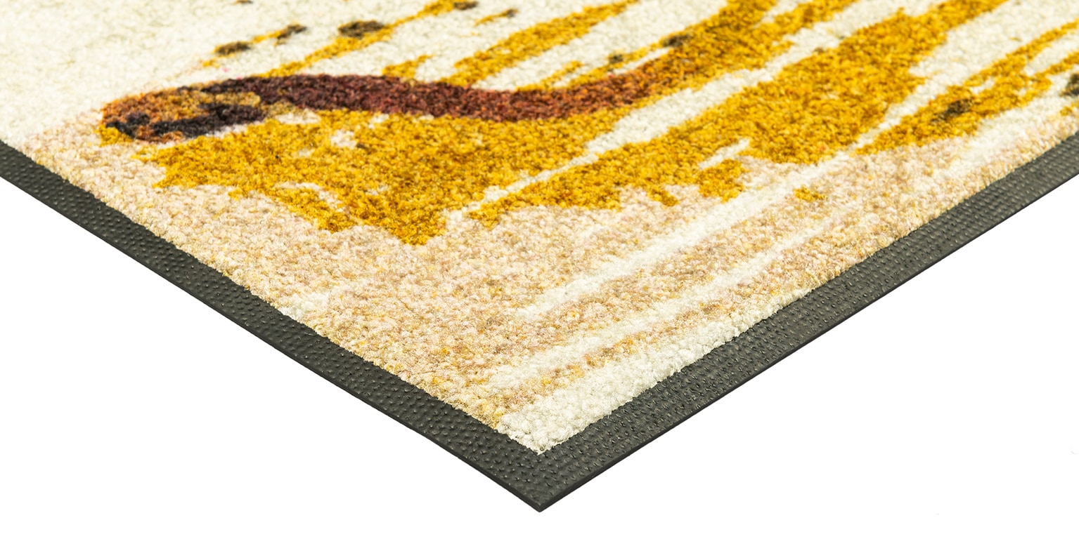 wash+dry by Kleen-Tex Fußmatte »Greengko« rechteckig 7 mm Höhe