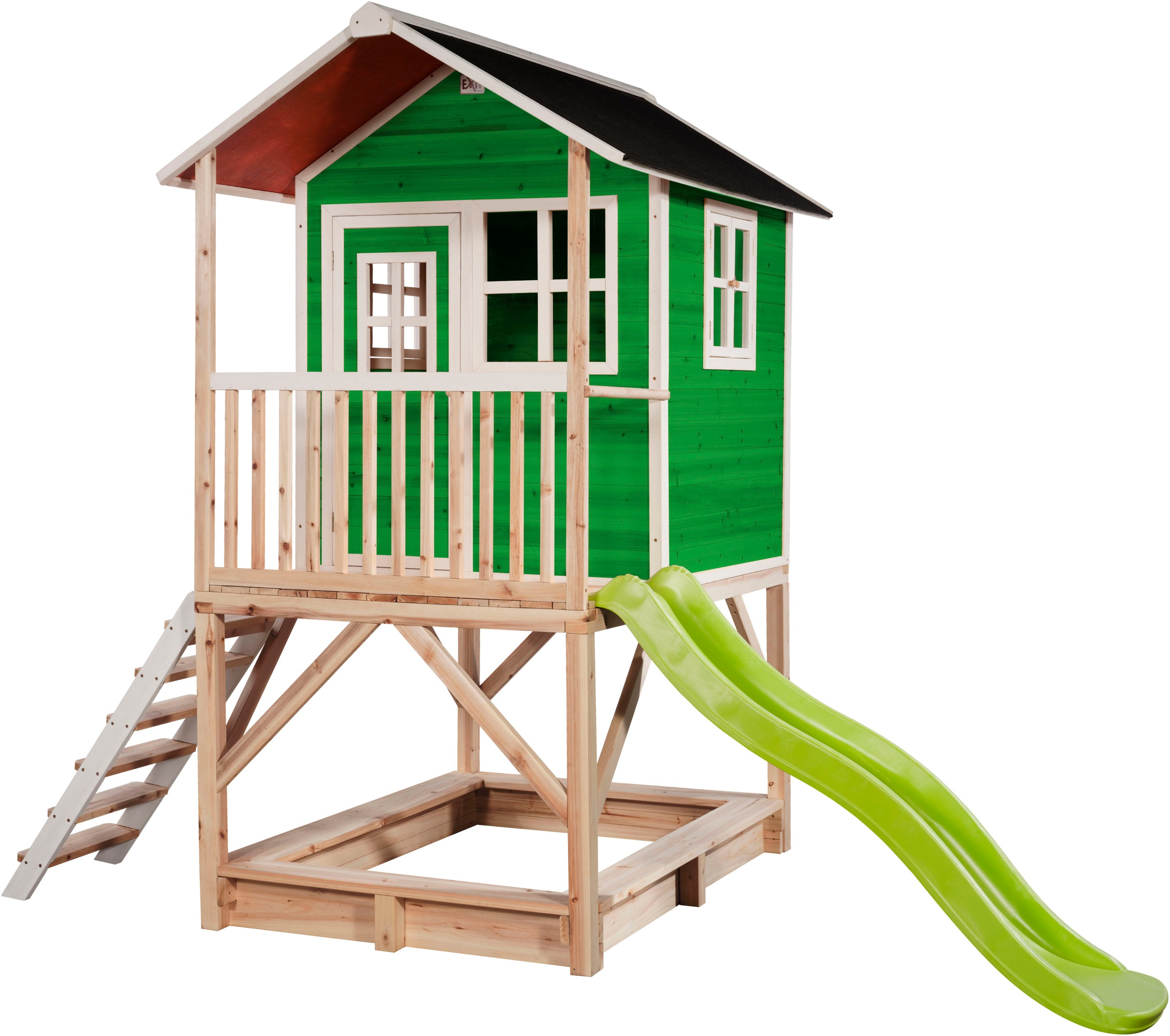 Exit Spielhaus »Loft 500, Grün« Fsc® - Schützt Wald