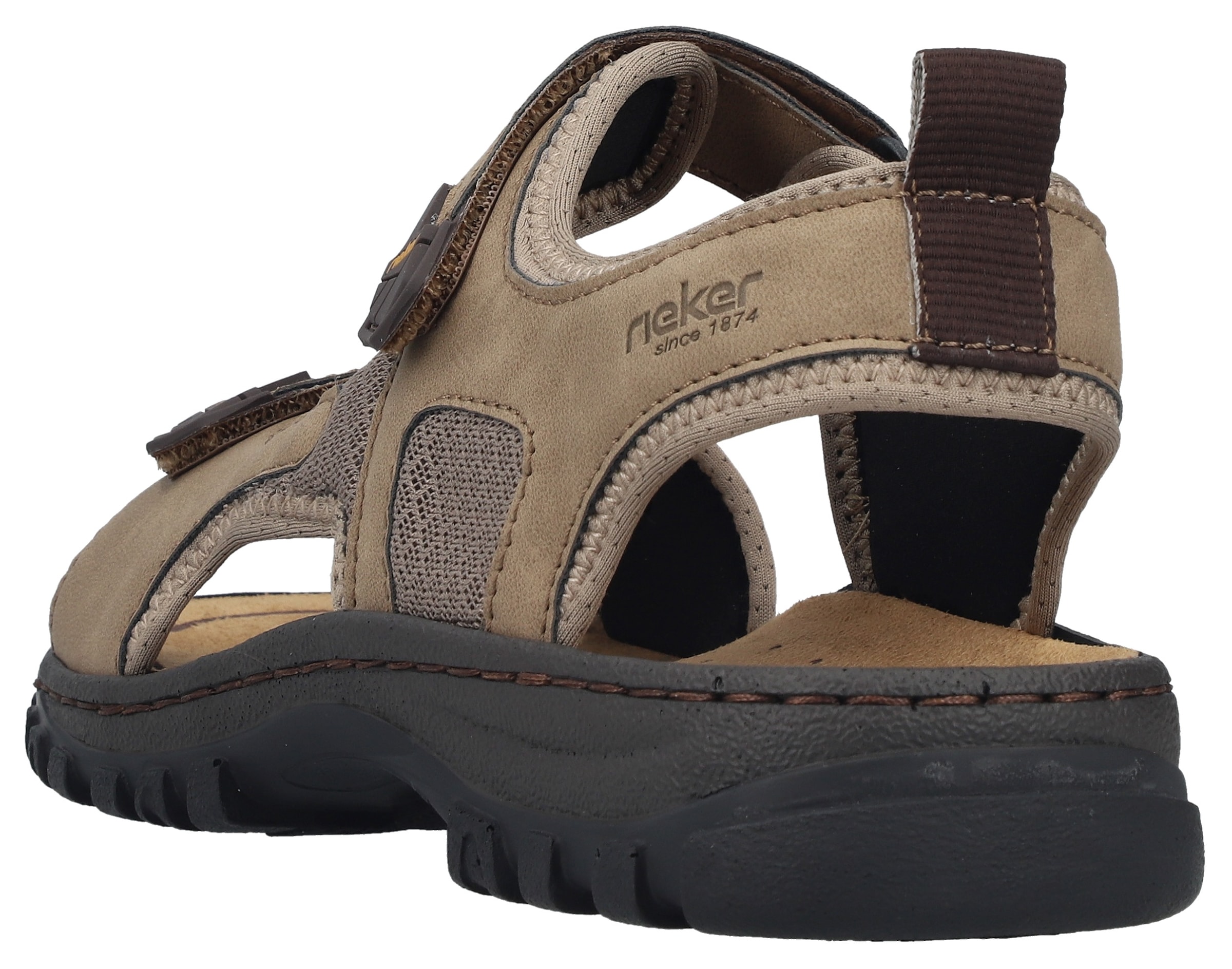 Rieker Sandale  Trekkingsandale, Outdoorsandale, Sommerschuh mit Klettriemchen