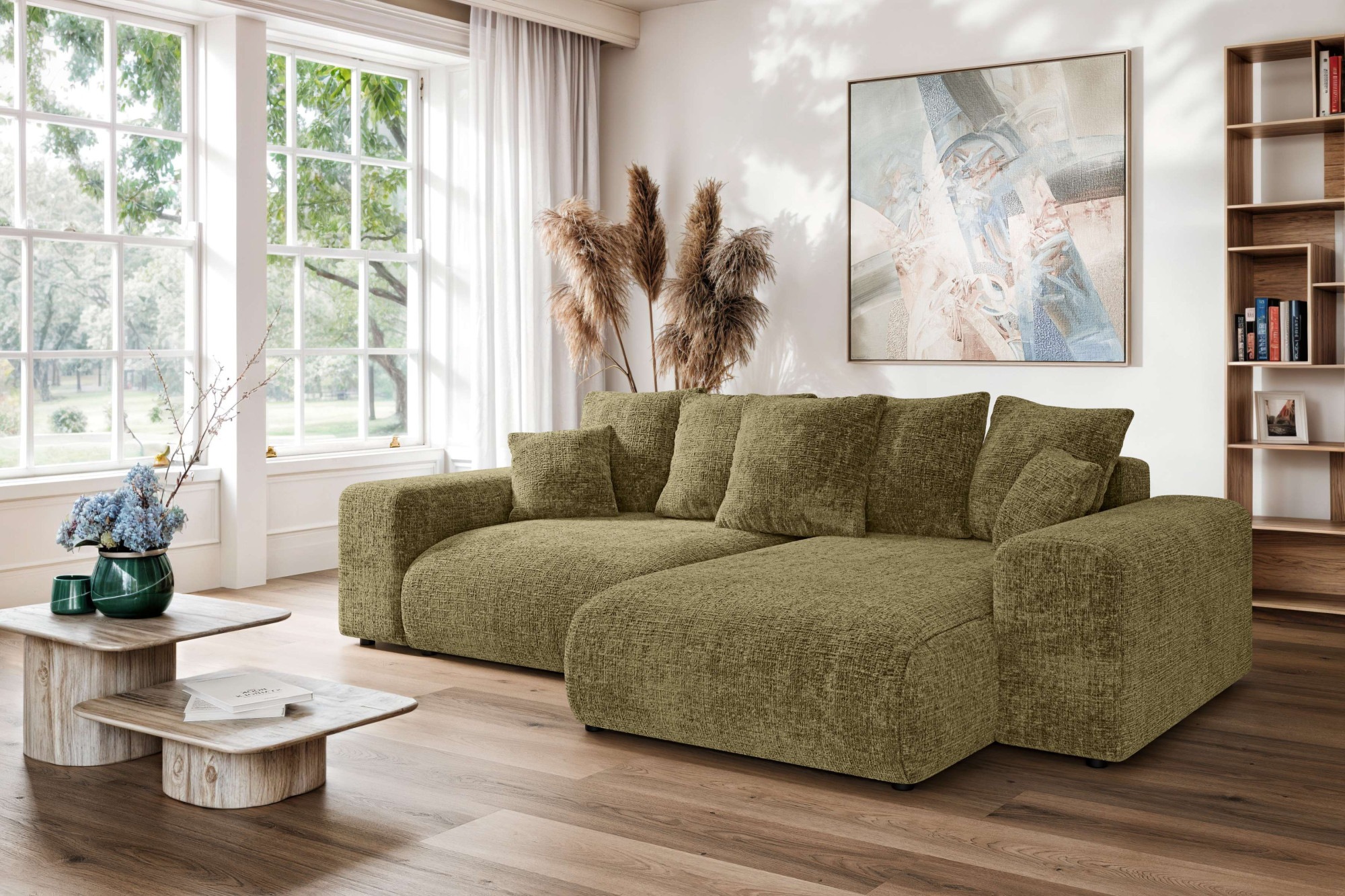 Home affaire Ecksofa »LAKESIDE mit Bettfunktion und Bettkasten, B/T/H 257/1 günstig online kaufen