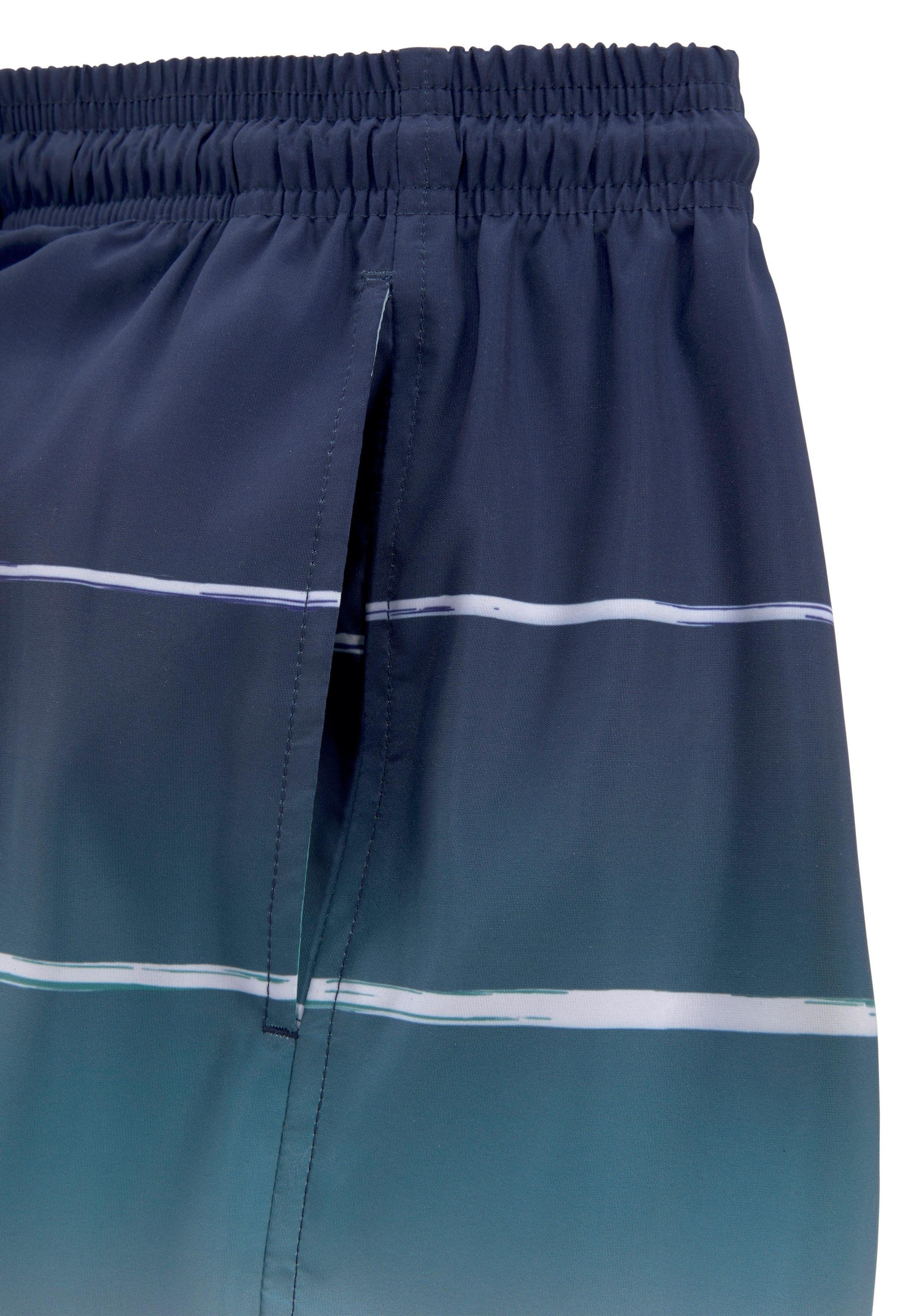 3. Bild von Bench. Badeshorts »Sunset«, mit trendigem Streifenverlauf