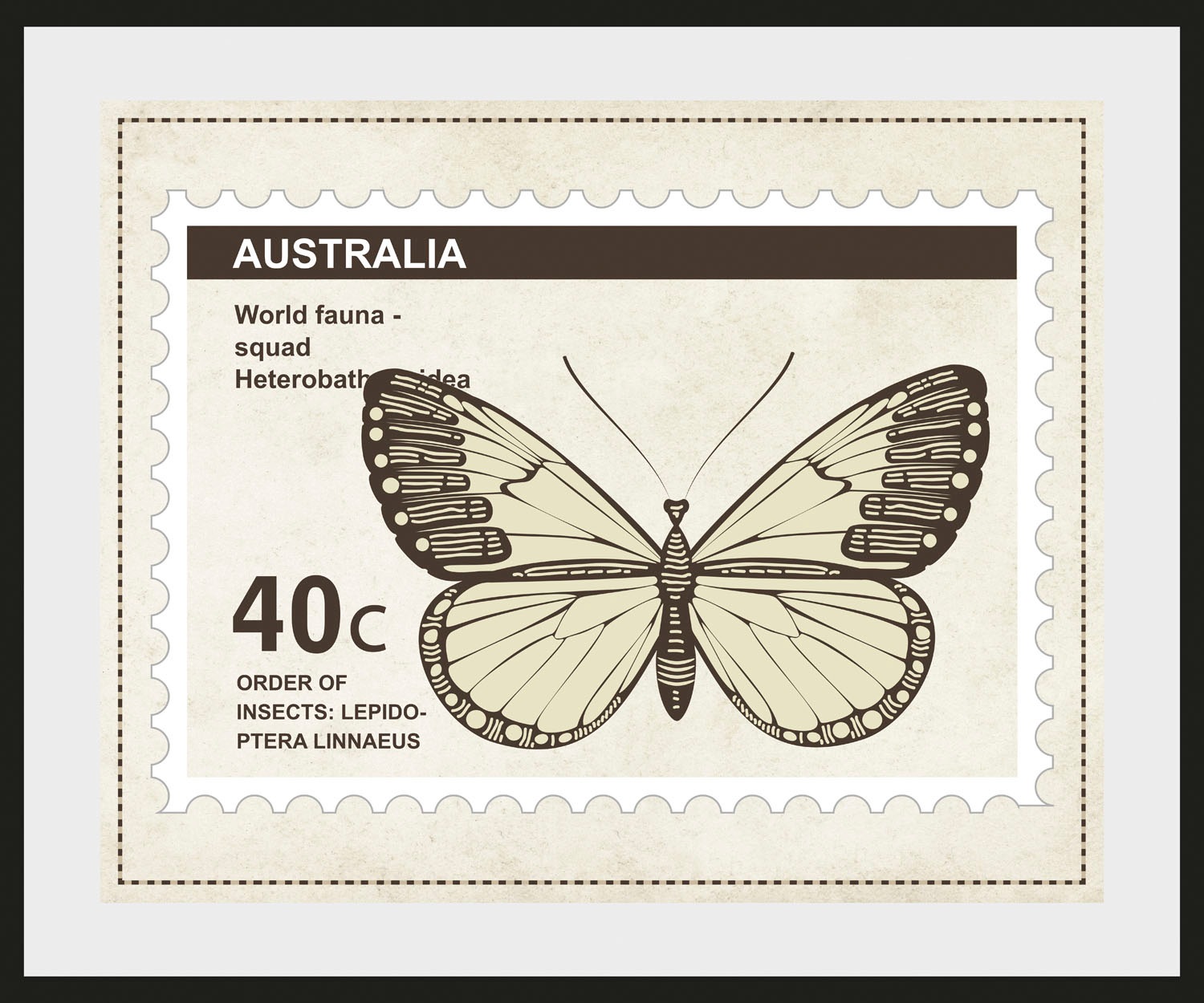 queence Bild »40c«, Schmetterlinge-Kunst-Insekten, (1 St.), HD Premium Post günstig online kaufen