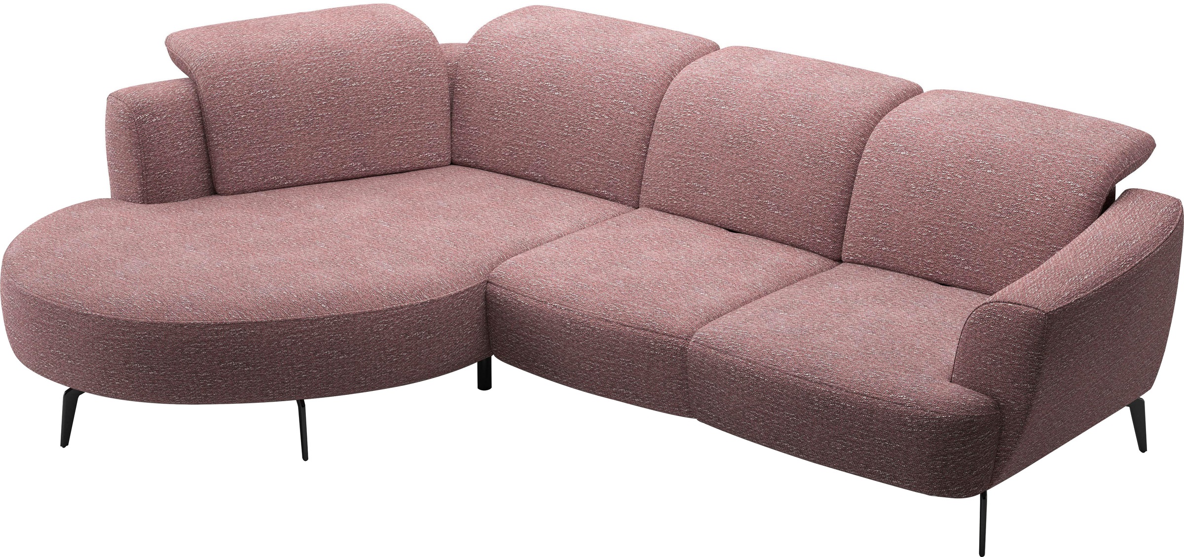 sit&more Ecksofa »Zoe«, ink.Sitztiefenverstellung, wahlweise mit Kopfteilverstellung