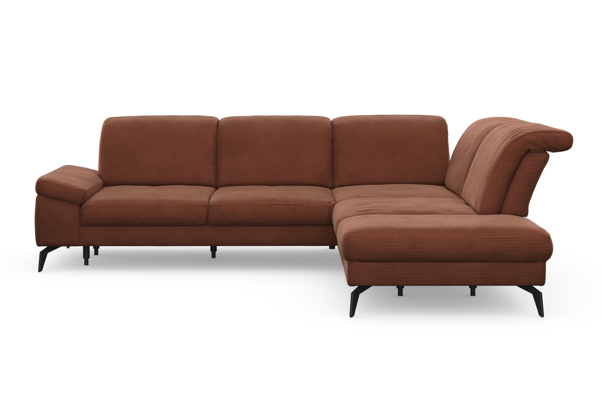 sit&more Ecksofa »Cabana L-Form«, Ottomane, wahlweise mit Sitztiefen-,Armlehnen- und Kopfteilfunktion