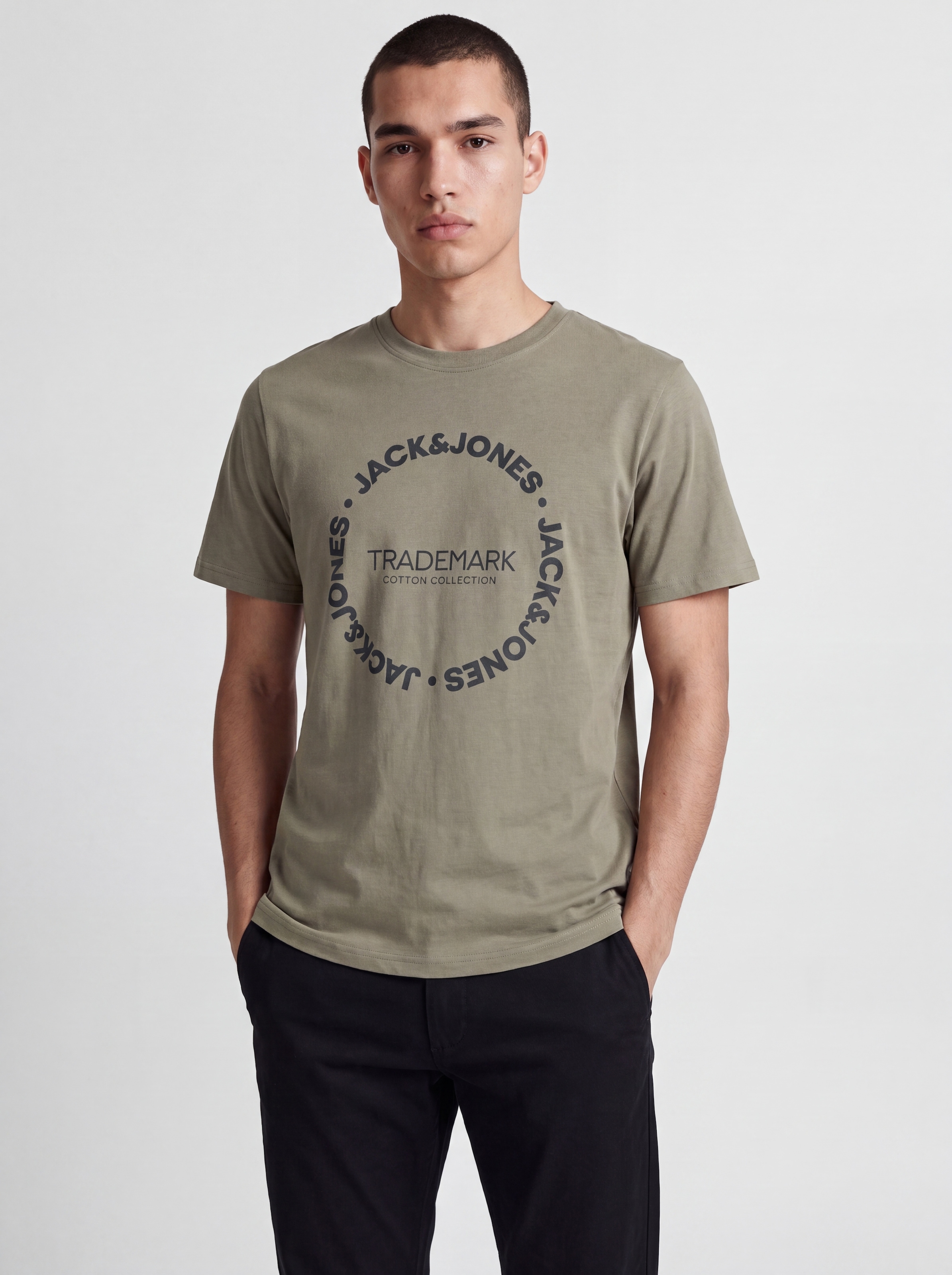 Jack & Jones T-Shirt »JJBENSON TEE SS CREW NECK« Baumwolle, regular fit