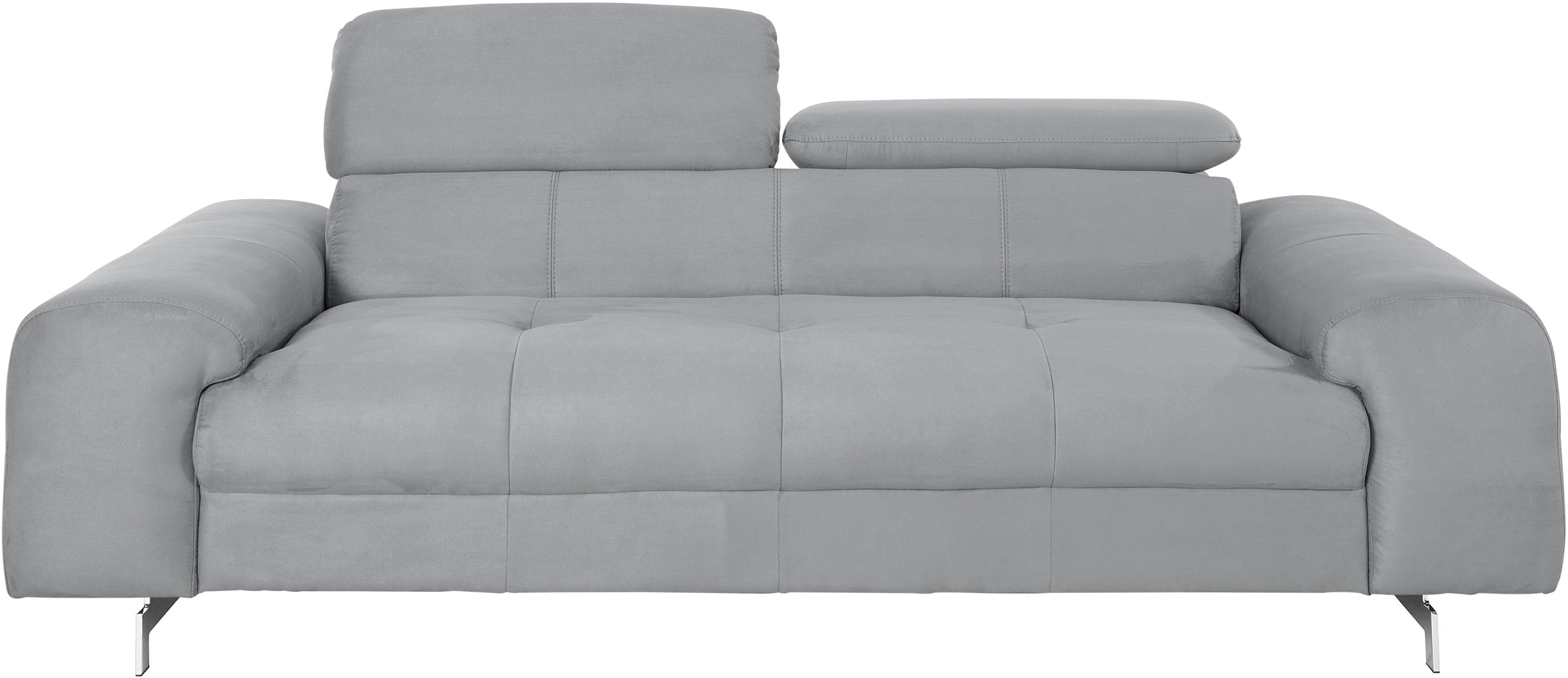 COTTA 3-Sitzer "Chef" Big-Sofa mit Kopfteilverstellung, edle Metallkufen günstig online kaufen