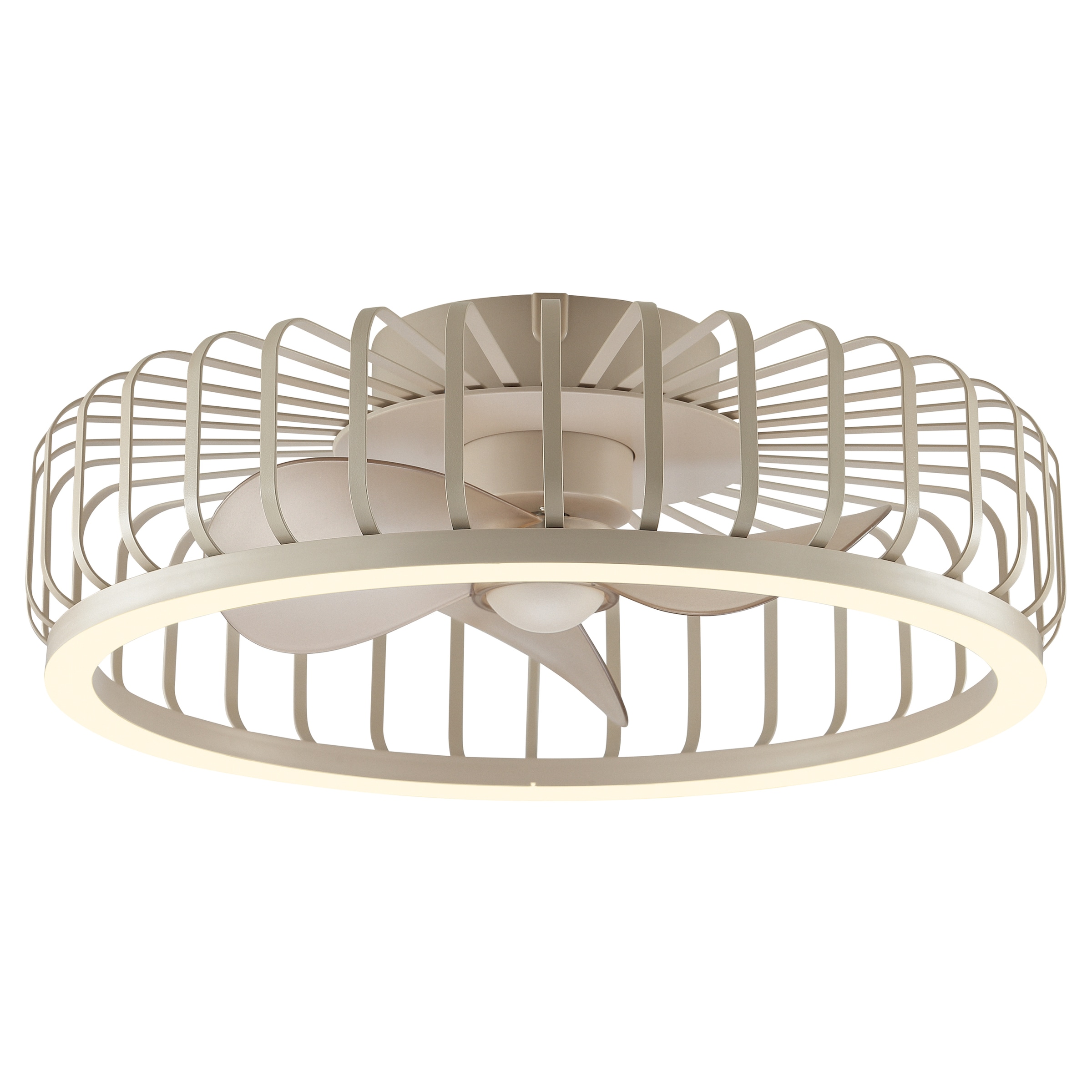 Brilliant LED Deckenleuchte »Capo« LED-Modul 1 Stk. warmweiß - kaltweiß LED-Ventilator, Ø 48 cm, 4200 lm, dimmbar, CCT