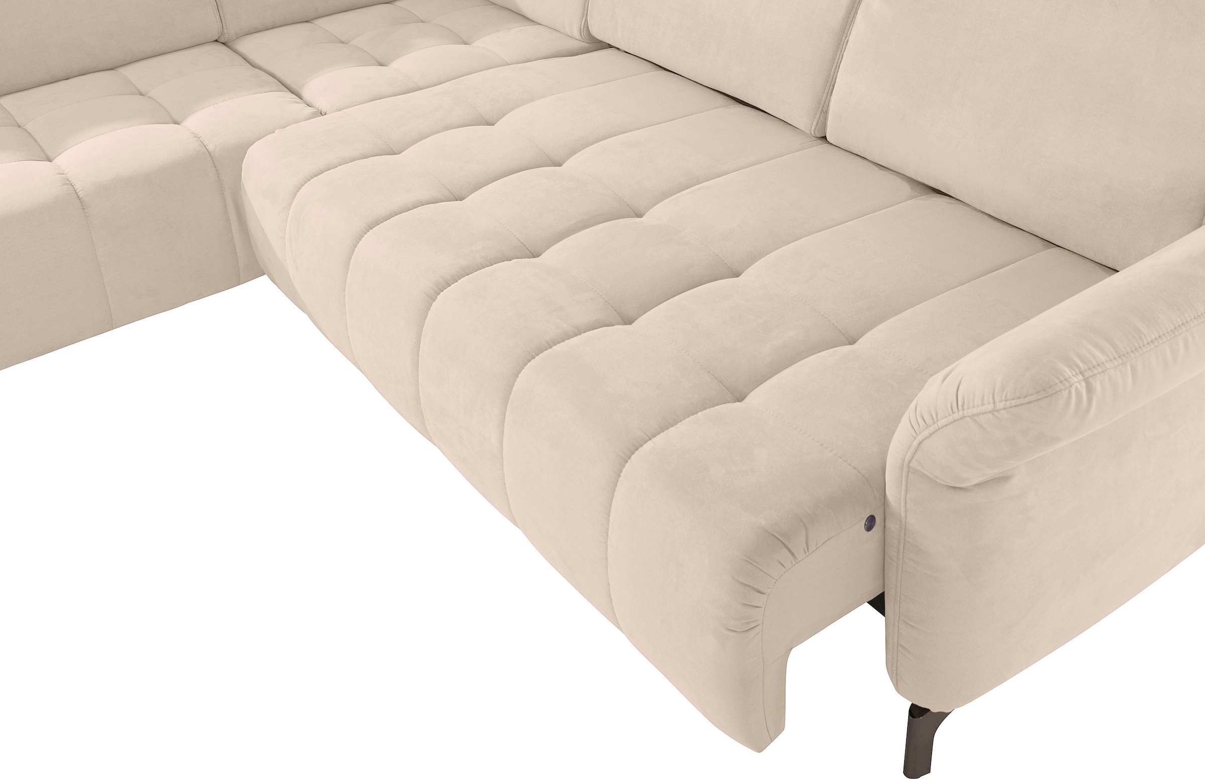 INOSIGN Ecksofa »Fresh L-Form«, Federkern, wahlweise Kopfteilverstellung und motorischer Vorziehsitz