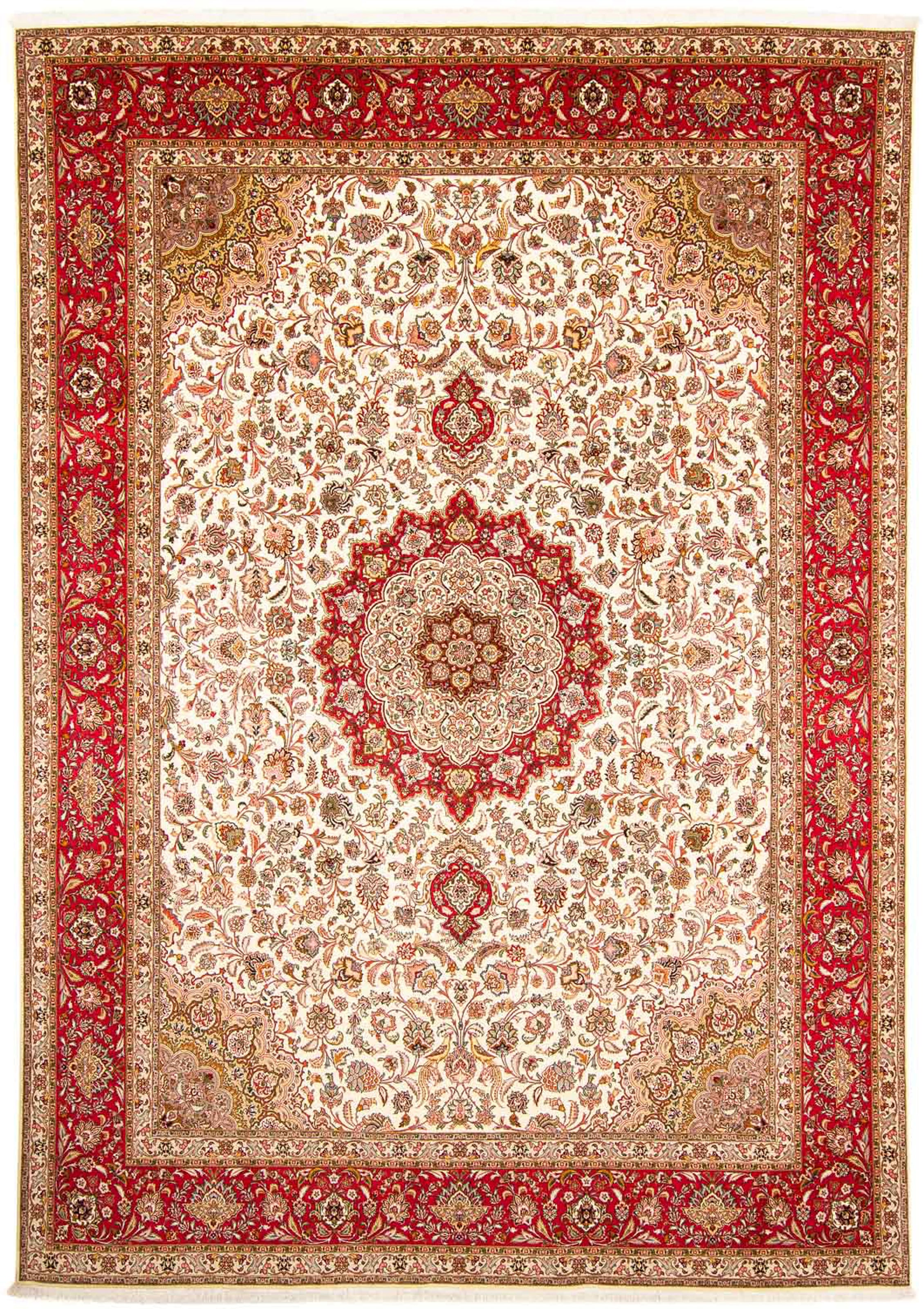 morgenland Orientteppich »Perser - Täbriz - Royal - 411 x 303 cm - rot«, re günstig online kaufen