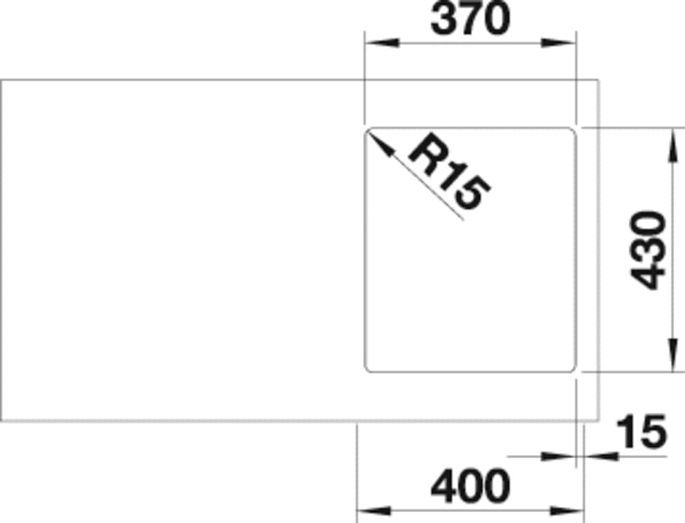 Blanco Küchenspüle »ANDANO 340-IF«